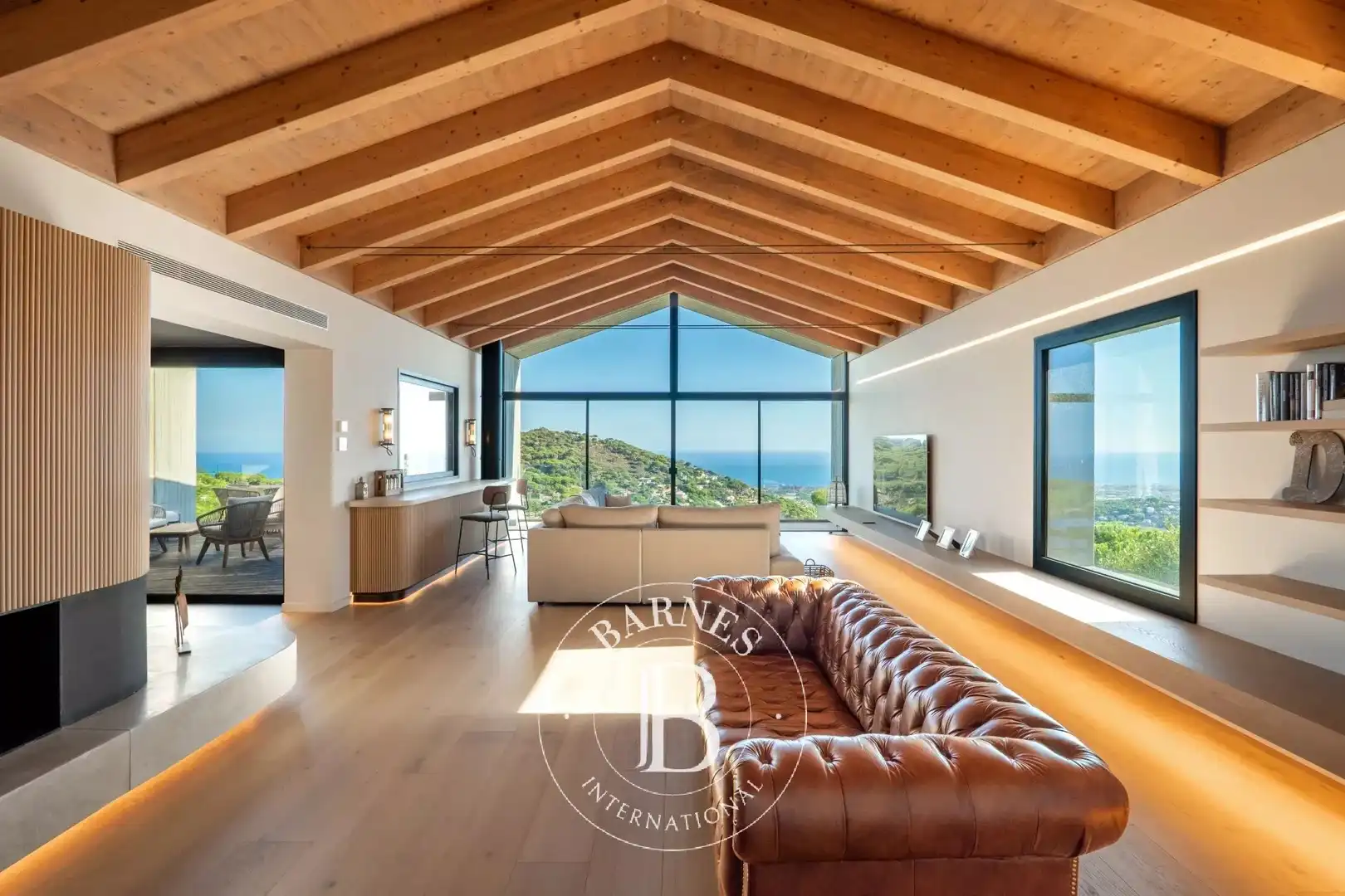 Sala de estar de Casa o chalet en venta en Cabrils, Barcelona