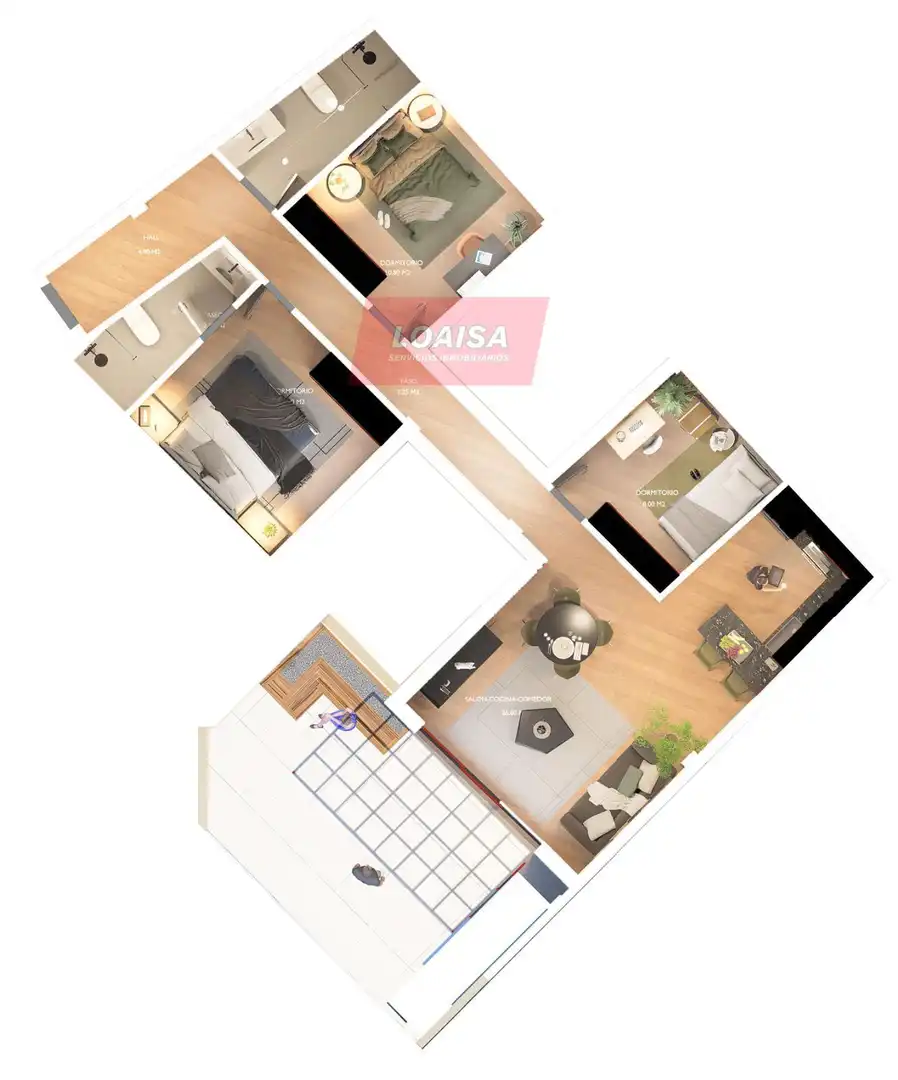 Habitación de Ático en venta en Vera con Calefacción, Terraza y Piscina