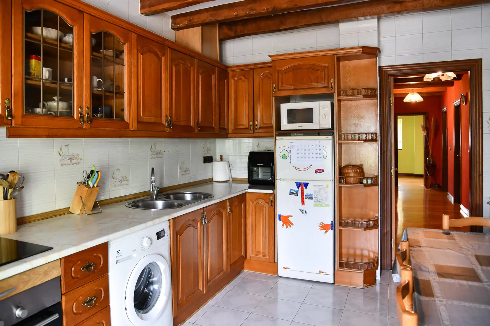 Cocina de Casa o chalet en venta en Asparrena con Calefacción, Jardín privado y Terraza