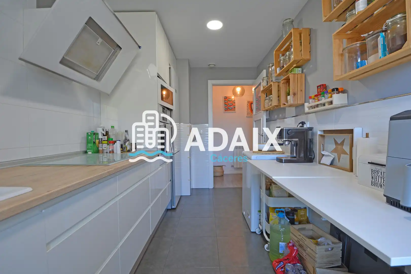 Kitchen of Flat for sale in Cáceres  with Air Conditioner, Heating and Terrace