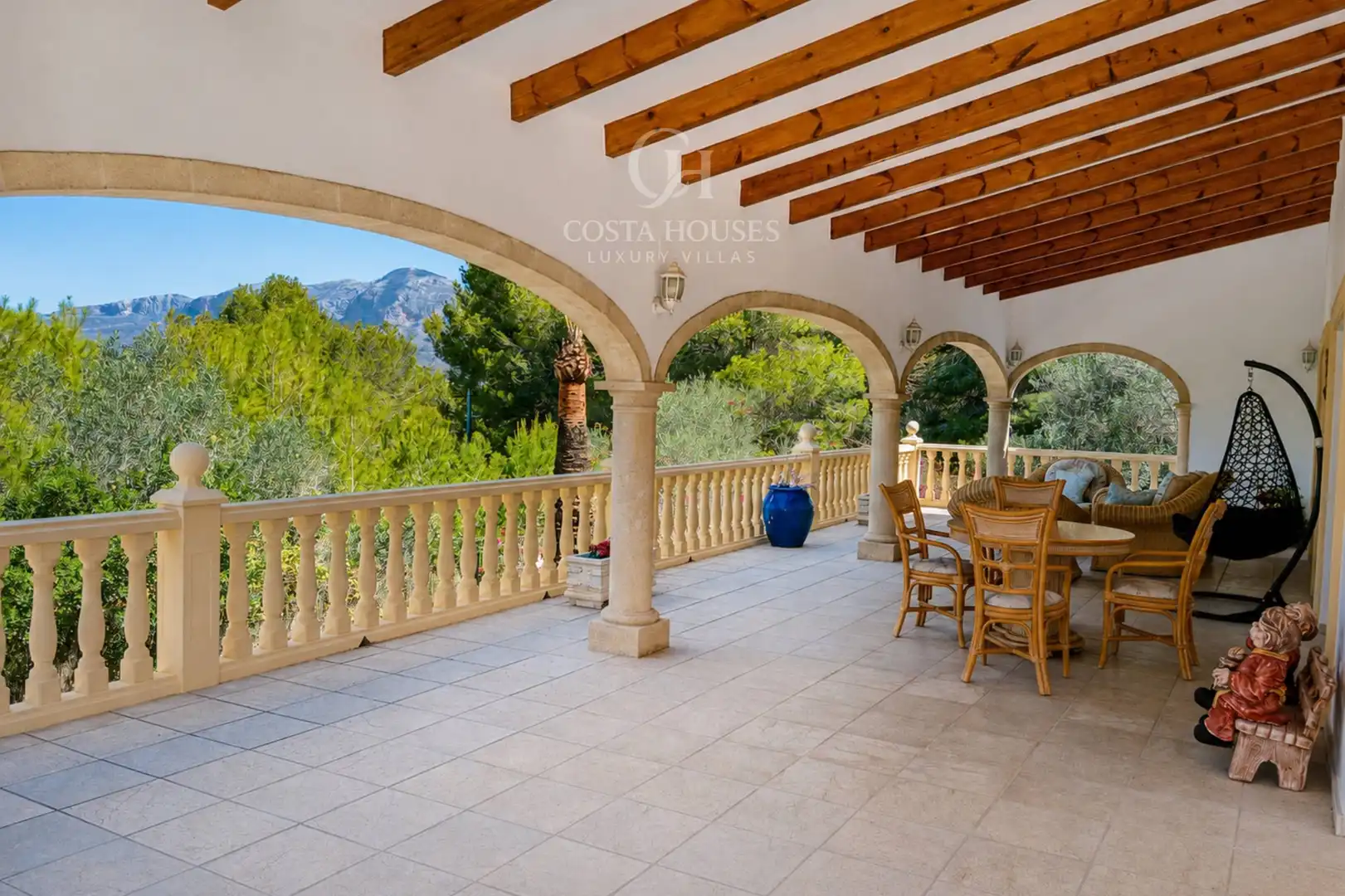 Terraza de Casa o chalet en venta en Jávea / Xàbia con Aire acondicionado, Calefacción y Jardín privado