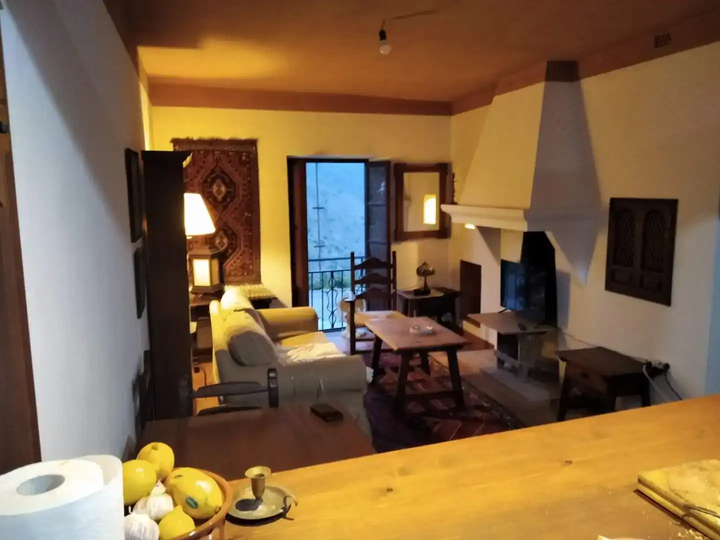Sala d'estar de Casa adosada en venda en La Taha amb Aire condicionat, Traster i Balcó