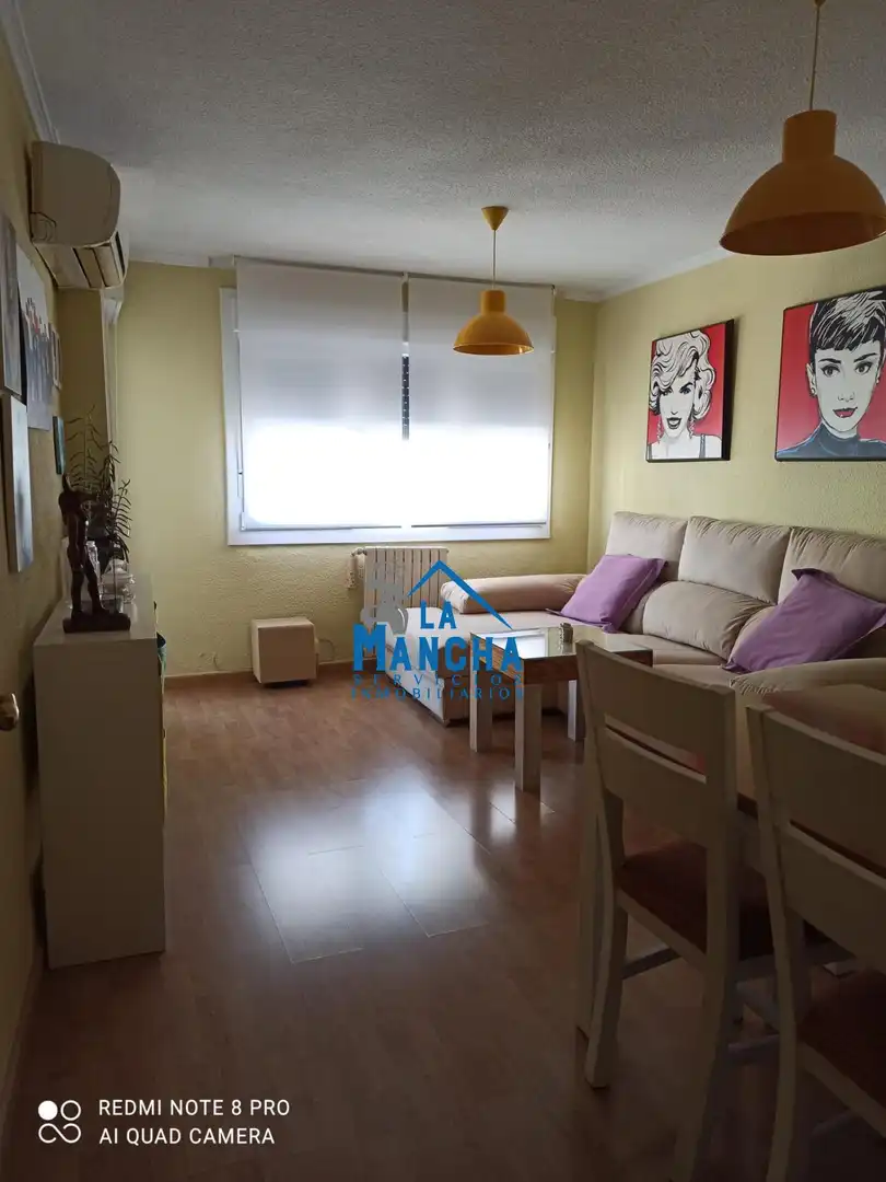Sala d'estar de Pis en venda en Albacete amb Aire condicionat, Calefacció i Moblat