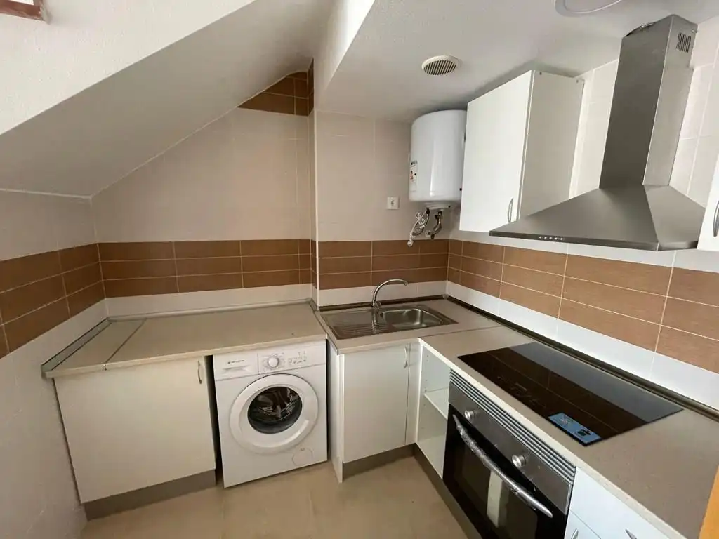Kitchen of Attic for sale in Murcia  with Air Conditioner, Terrace and Furnished