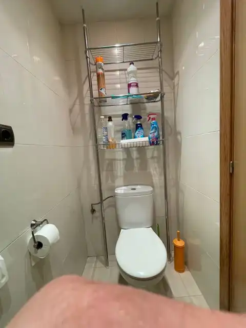 Baño de Piso de alquiler en Santa Cruz de Bezana con Calefacción, Amueblado y Horno