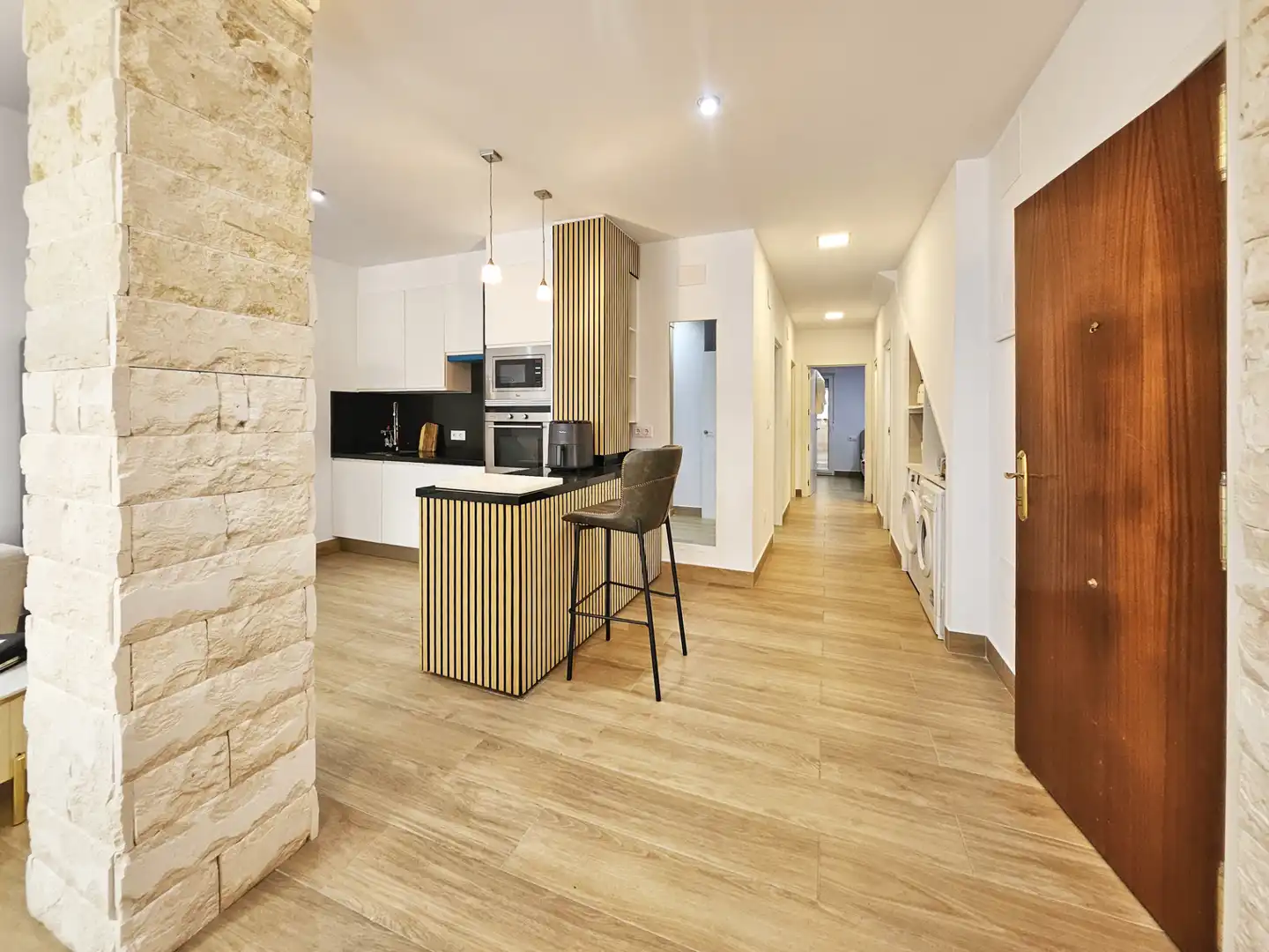 Cocina de Planta baja en venta en A Coruña Capital  con Calefacción, Amueblado y Horno