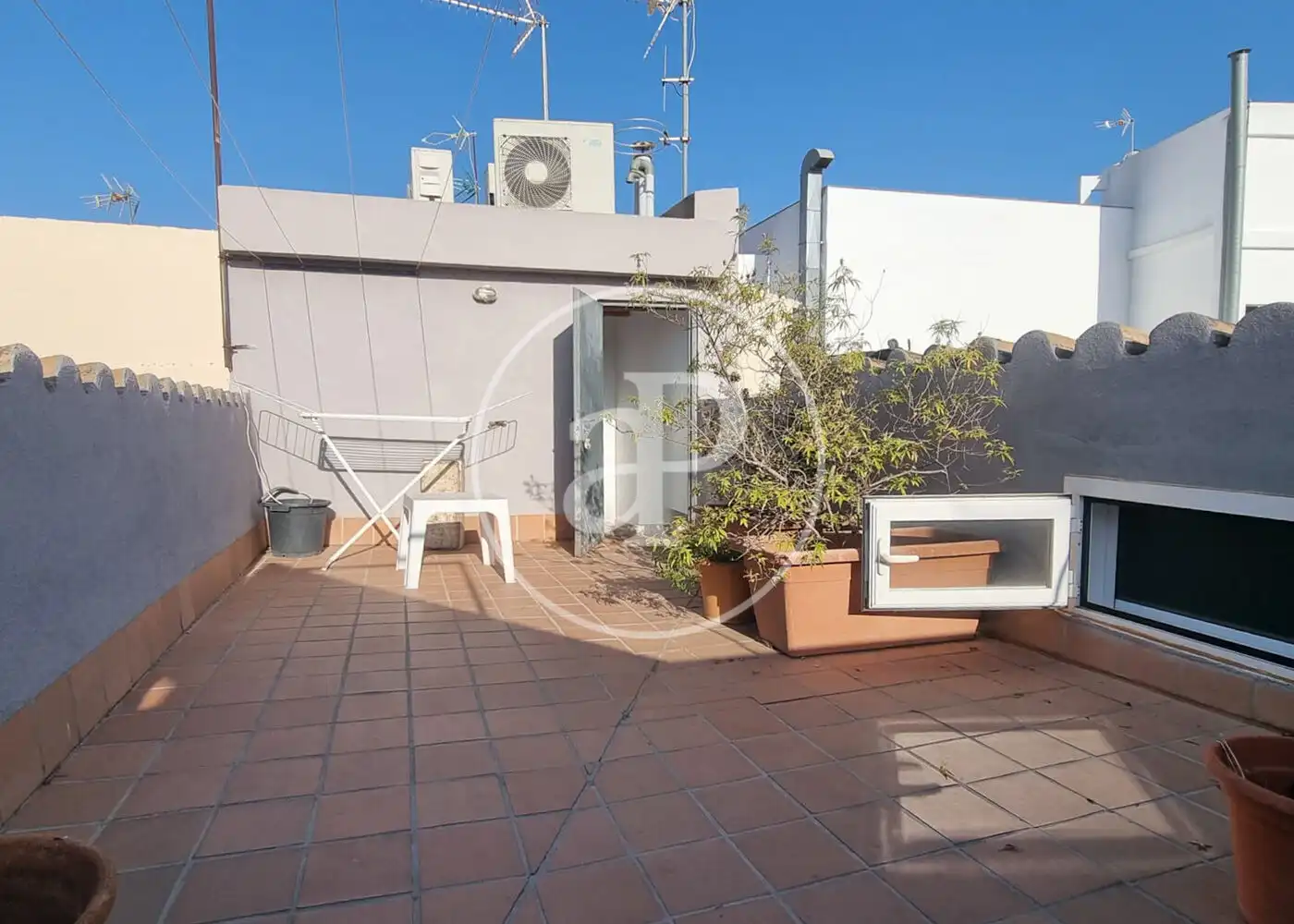 Terrace of Flat for sale in  Palma de Mallorca  with Air Conditioner, Heating and Storage room