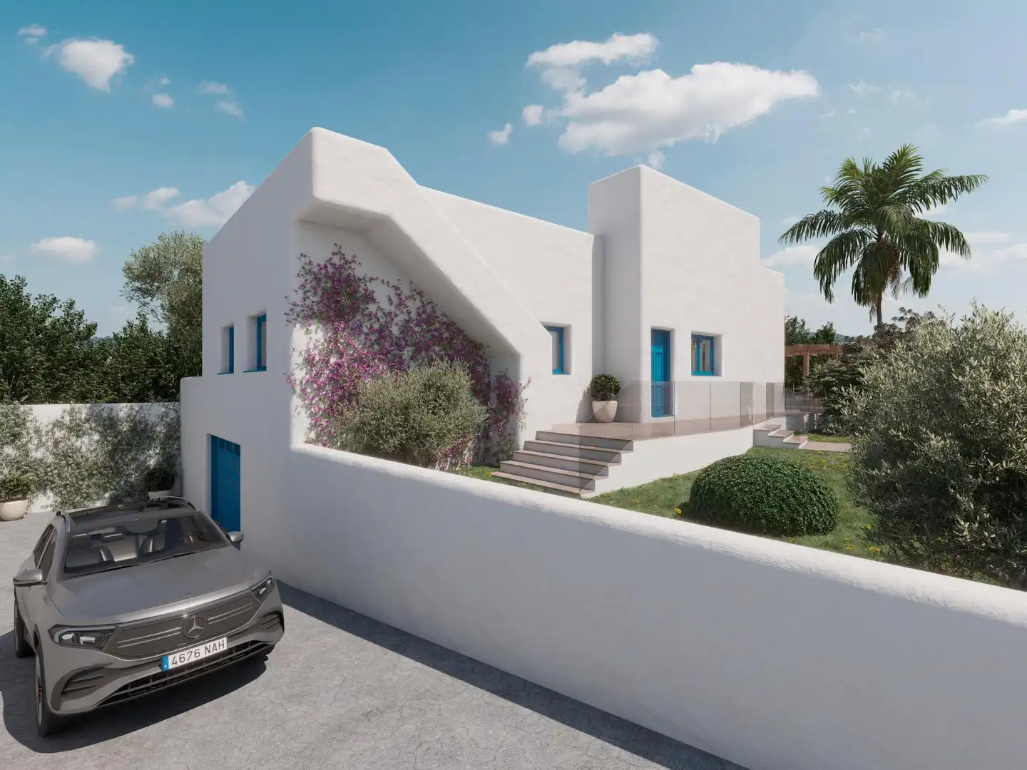 Exterior view of Houses for sale in Mazarrón  with Private garden, Terrace and Swimming Pool