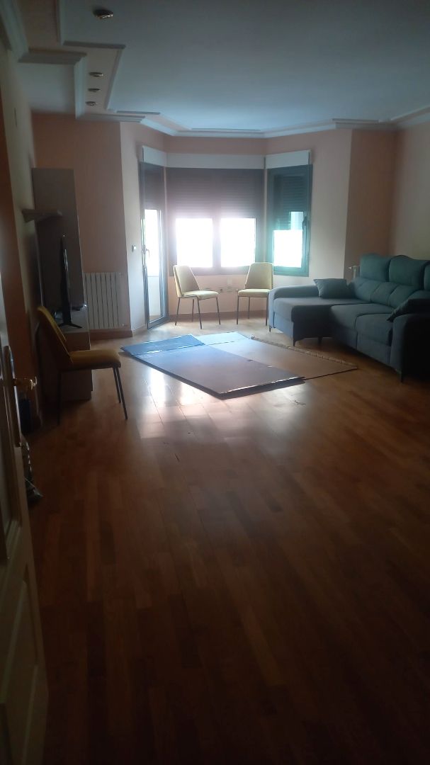 Sala d'estar de Pis de lloguer en  Albacete Capital amb Aire condicionat, Calefacció i Parquet