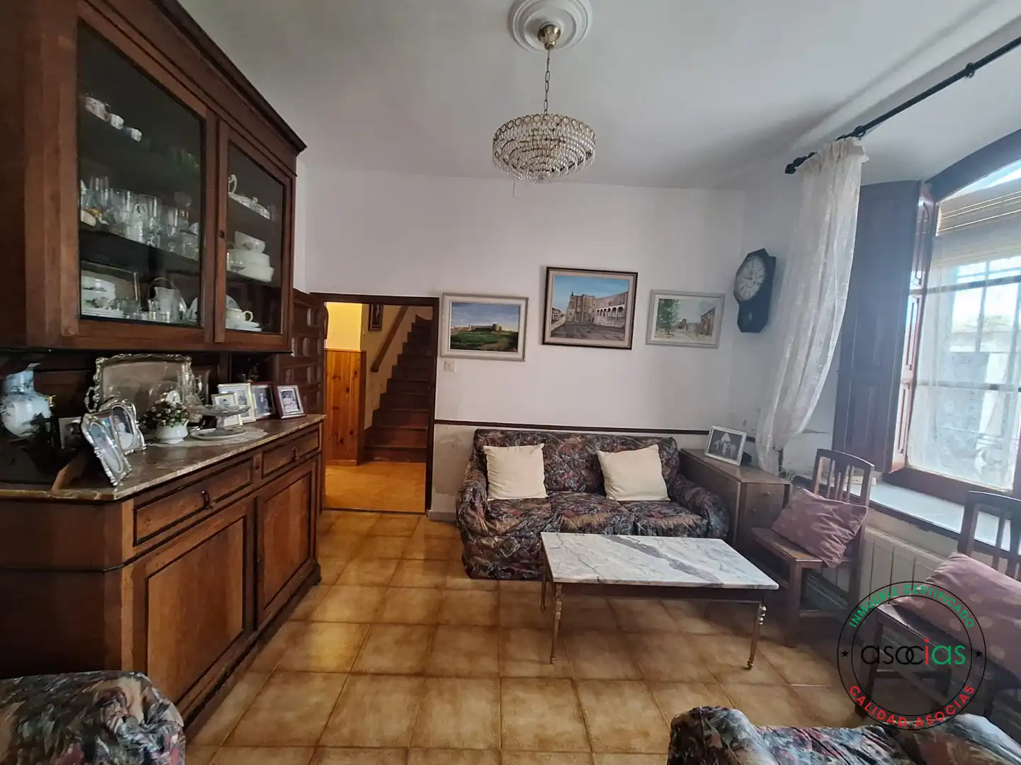 Sala de estar de Casa adosada en venta en Grajal de Campos con Calefacción, Jardín privado y Balcón