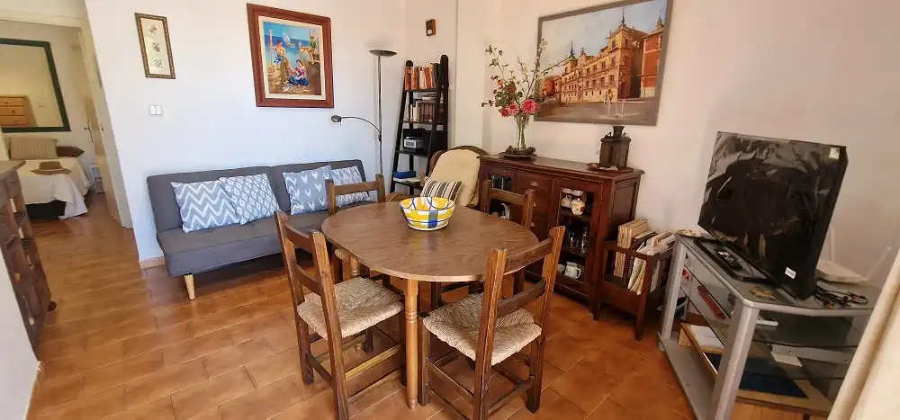 Comedor de Apartamento en venta en Santa Pola con Aire acondicionado, Terraza y Amueblado