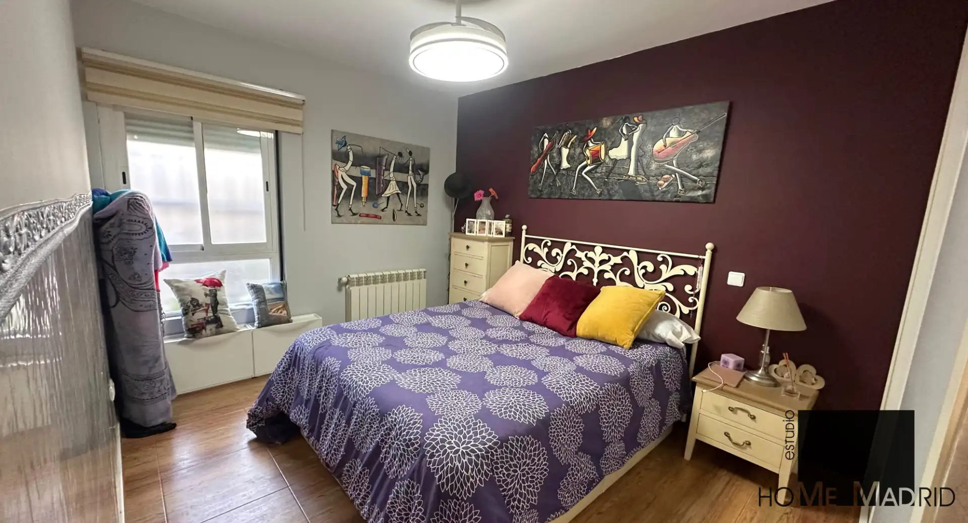 Bedroom of Flat for sale in Madrid  with Air Conditioner and Heating