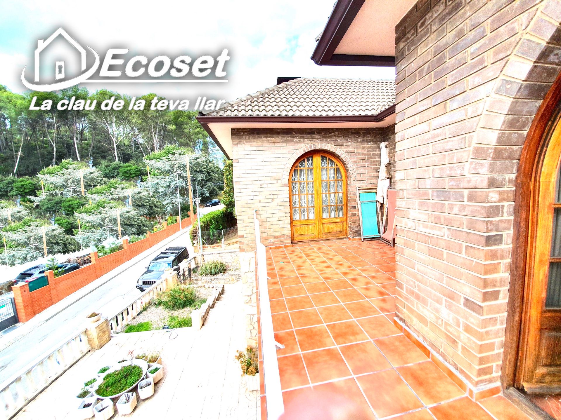 Vista exterior de Casa o chalet en venta en Cervelló con Calefacción, Jardín privado y Terraza