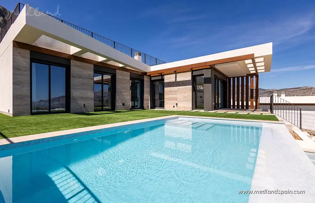 Villa mit Garten zum Verkauf in Balcón de Ponoig - Polop Paradis - Polop Hills