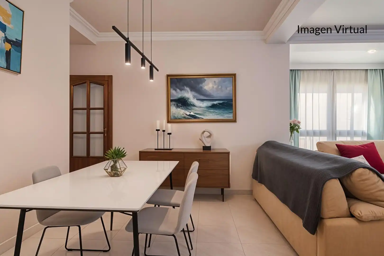Esszimmer von Wohnung zum Verkauf in Málaga mit Klimaanlage