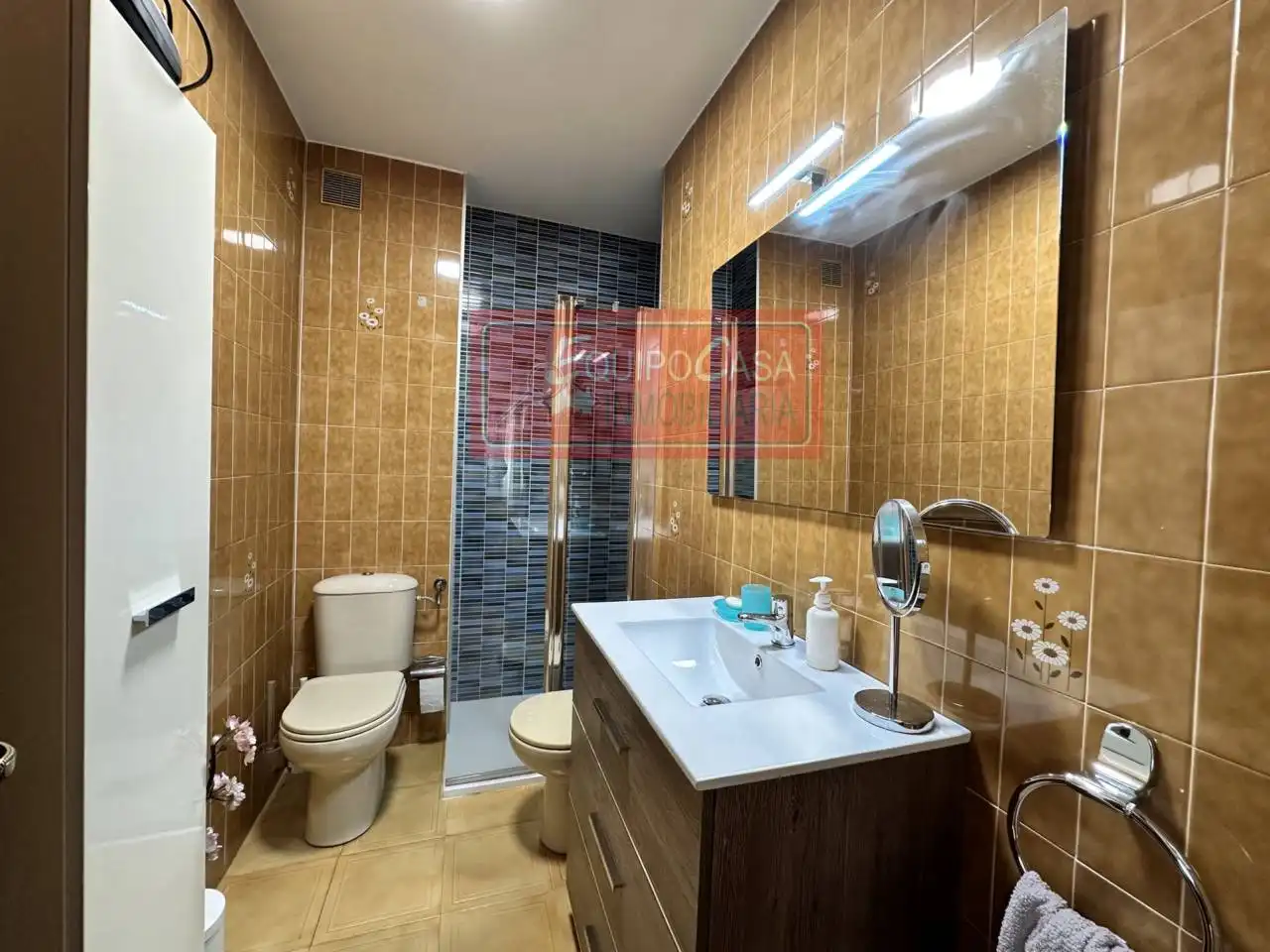 Bathroom of Apartments for rent in Lugo  with Heating, Parquet flooring and Furnished