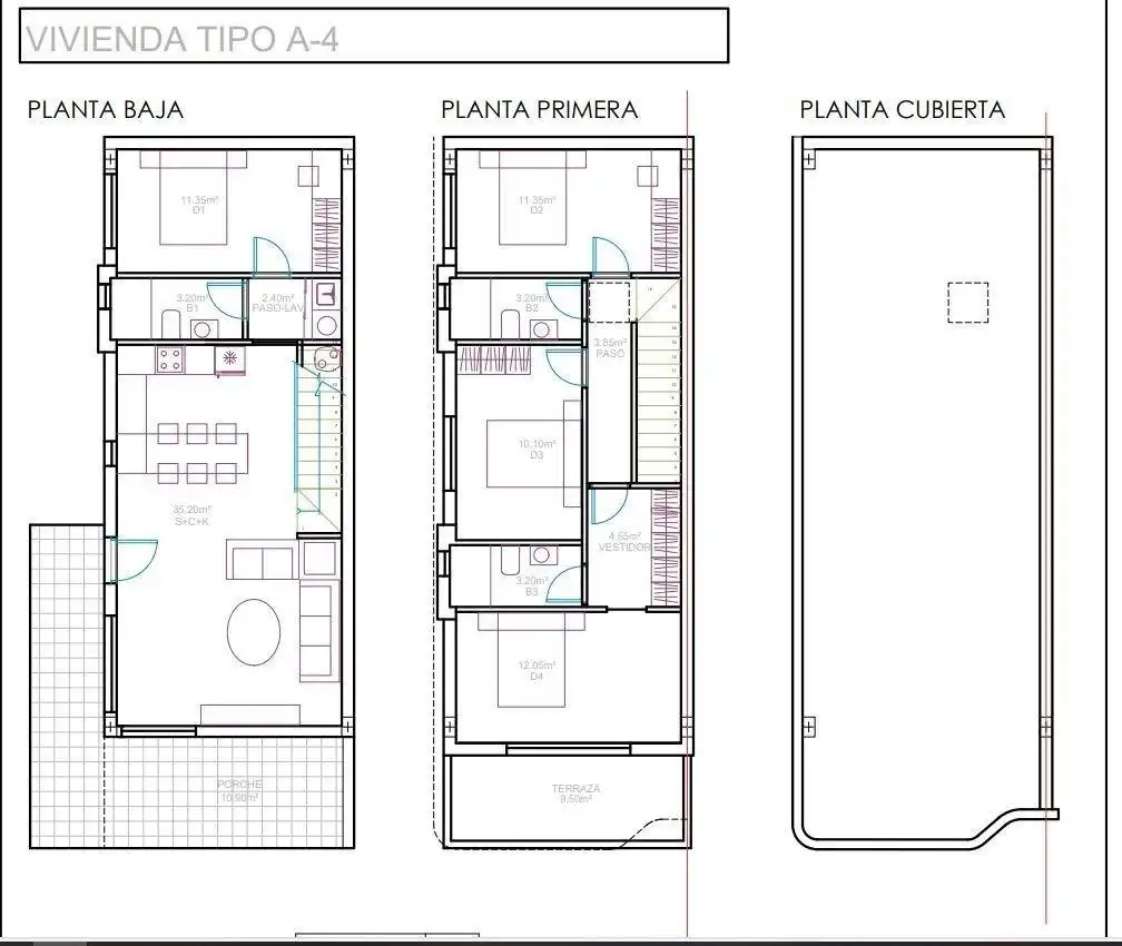 Maisonette zum Verkauf in Águilas mit Klimaanlage, Terrasse und Abstellraum
