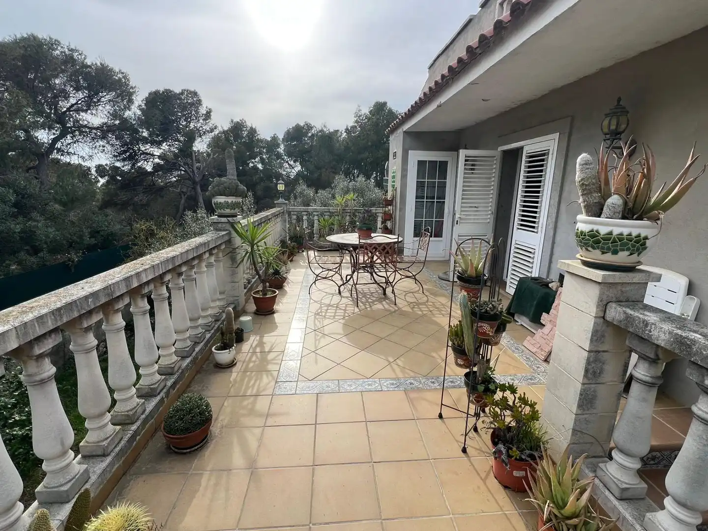 Terrassa de Finca rústica en venda en Vilanova i la Geltrú amb Jardí privat, Terrassa i Traster
