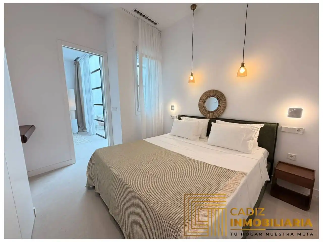 Bedroom of Flat for sale in Cádiz  with Air Conditioner and Furnished
