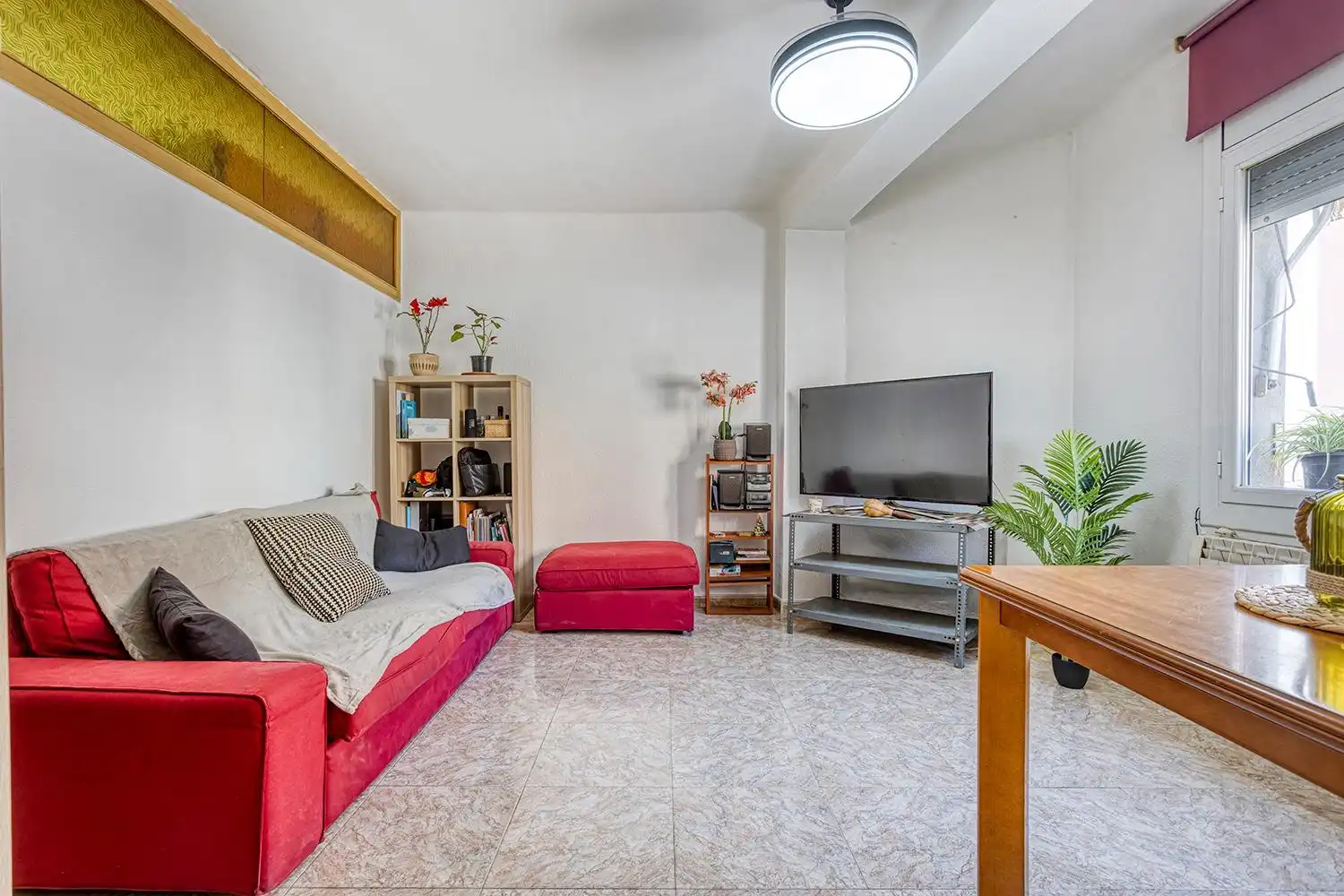Wohnzimmer von Wohnung zum Verkauf in Santa Margarida de Montbui mit Heizung, Terrasse und Abstellraum