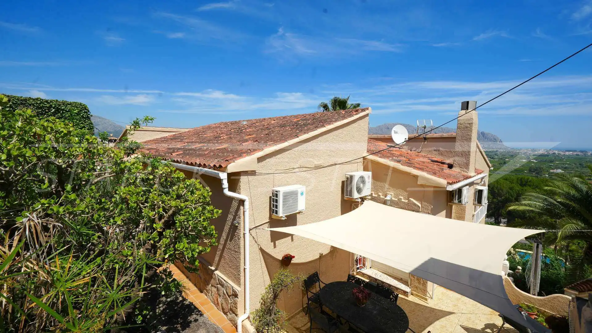 Terrassa de Casa o xalet en venda en Benidoleig amb Aire condicionat i Piscina