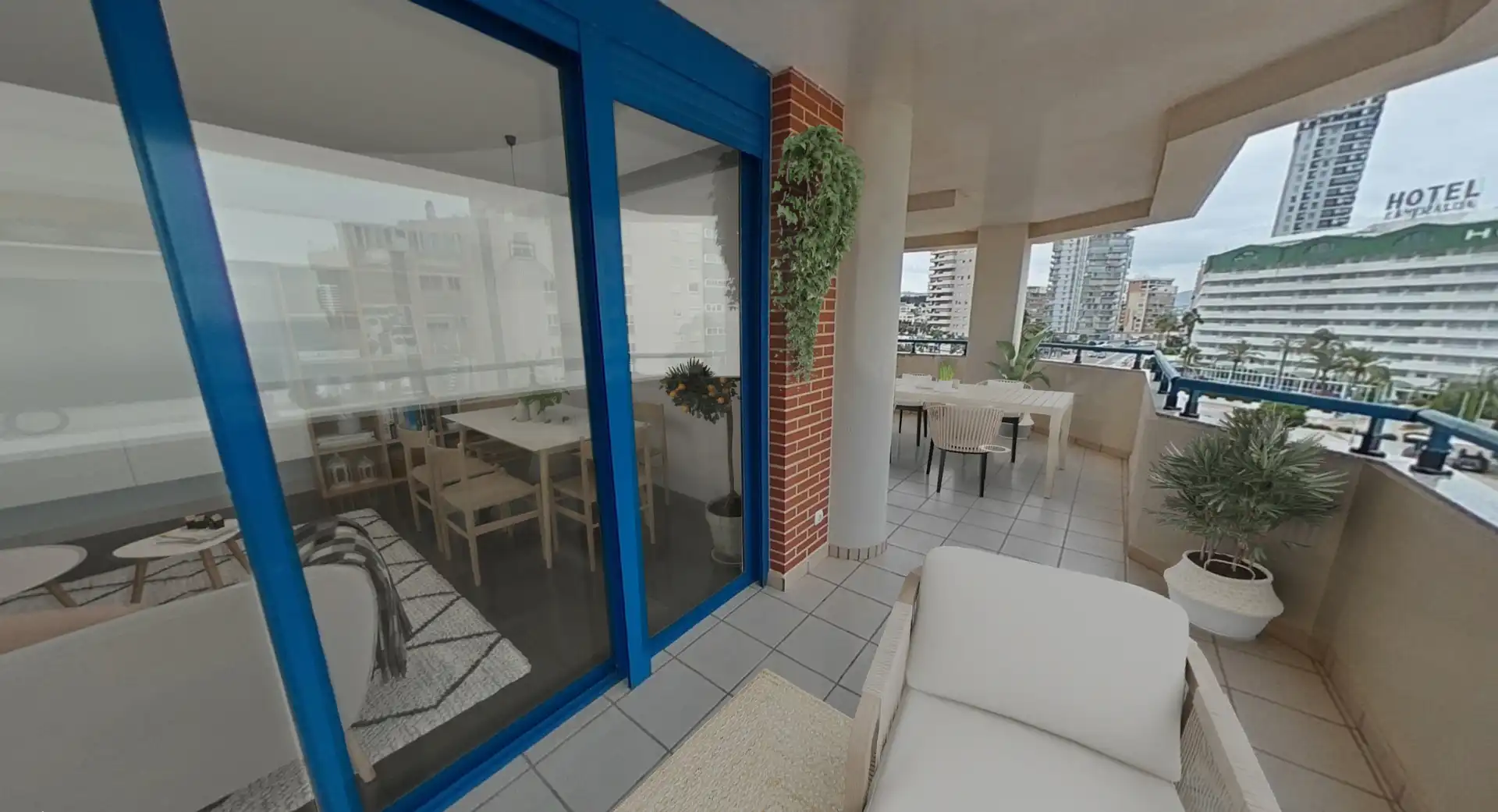 Terraza de Piso en venta en Calpe / Calp
