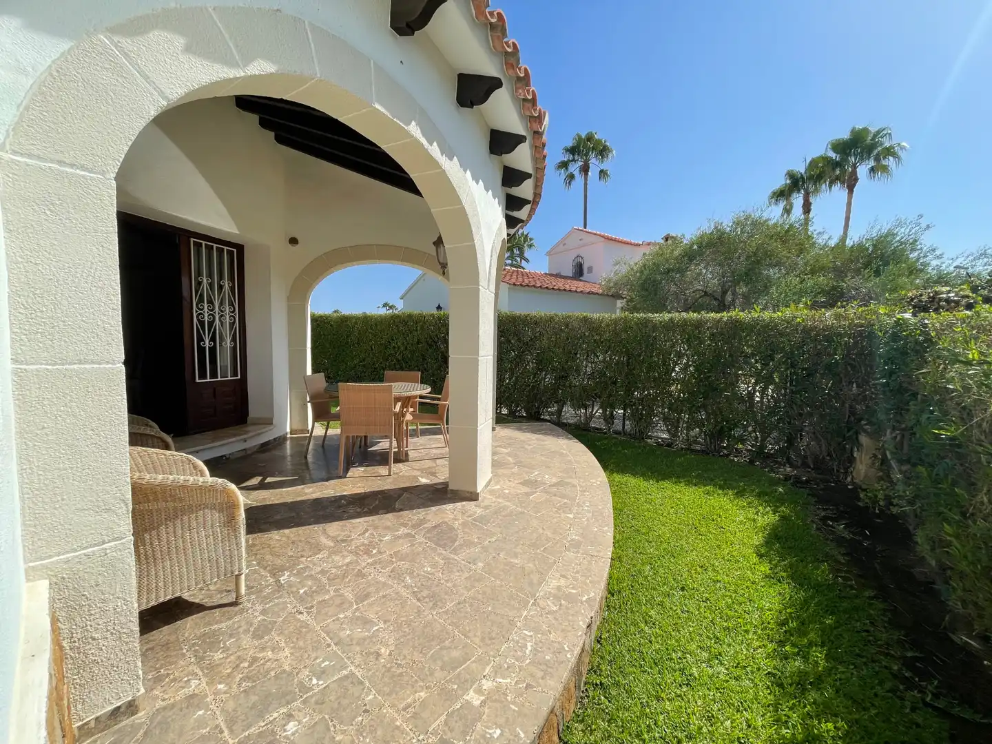 Jardín de Casa o chalet de alquiler en Oliva con Aire acondicionado, Calefacción y Jardín privado