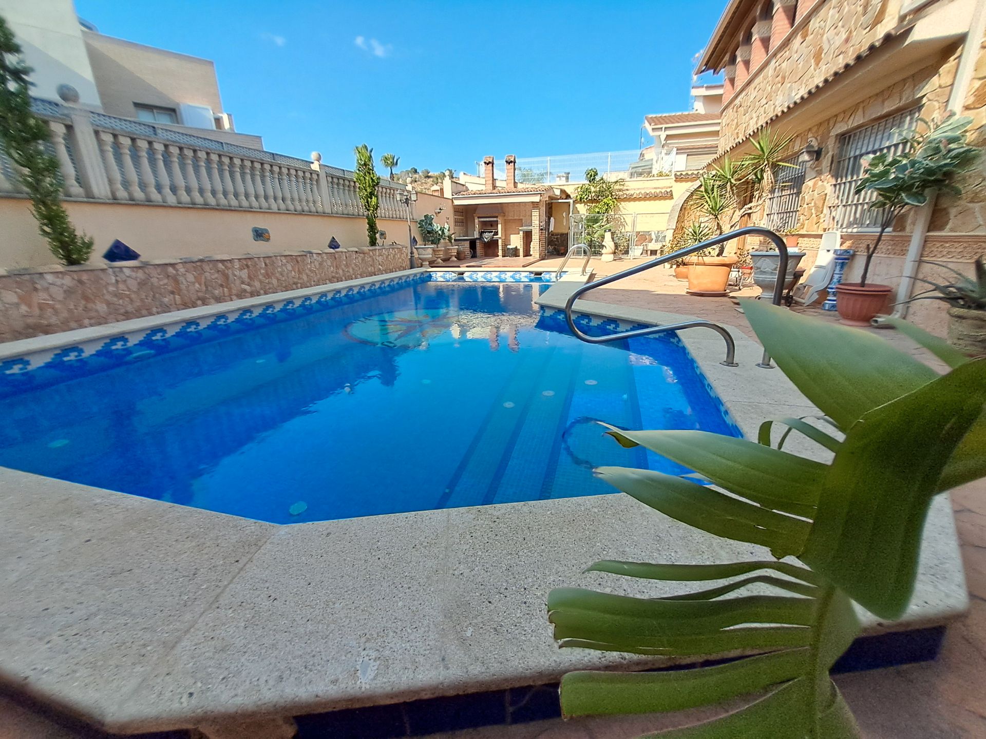 Swimming pool of House or chalet for sale in  Murcia Capital  with Air Conditioner, Heating and Private garden