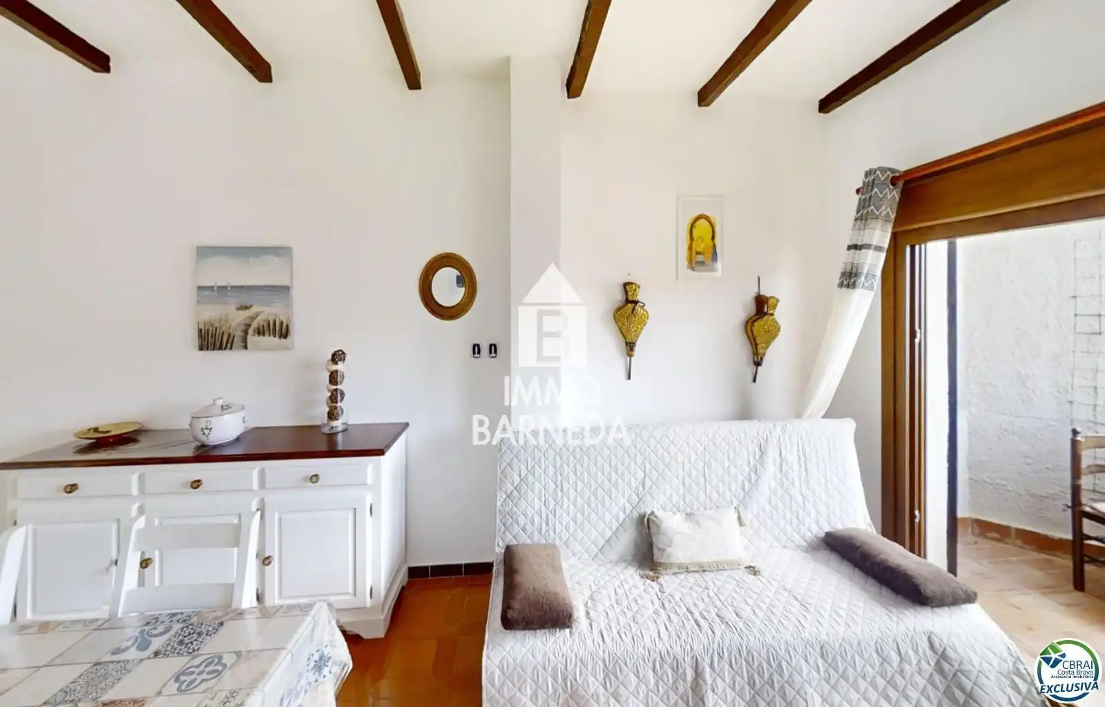 Living room of Flat for sale in Empuriabrava  with Terrace, Swimming Pool and Furnished