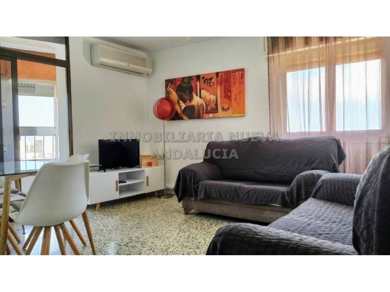 Living room of Flat to rent in  Almería Capital  with Terrace and Furnished