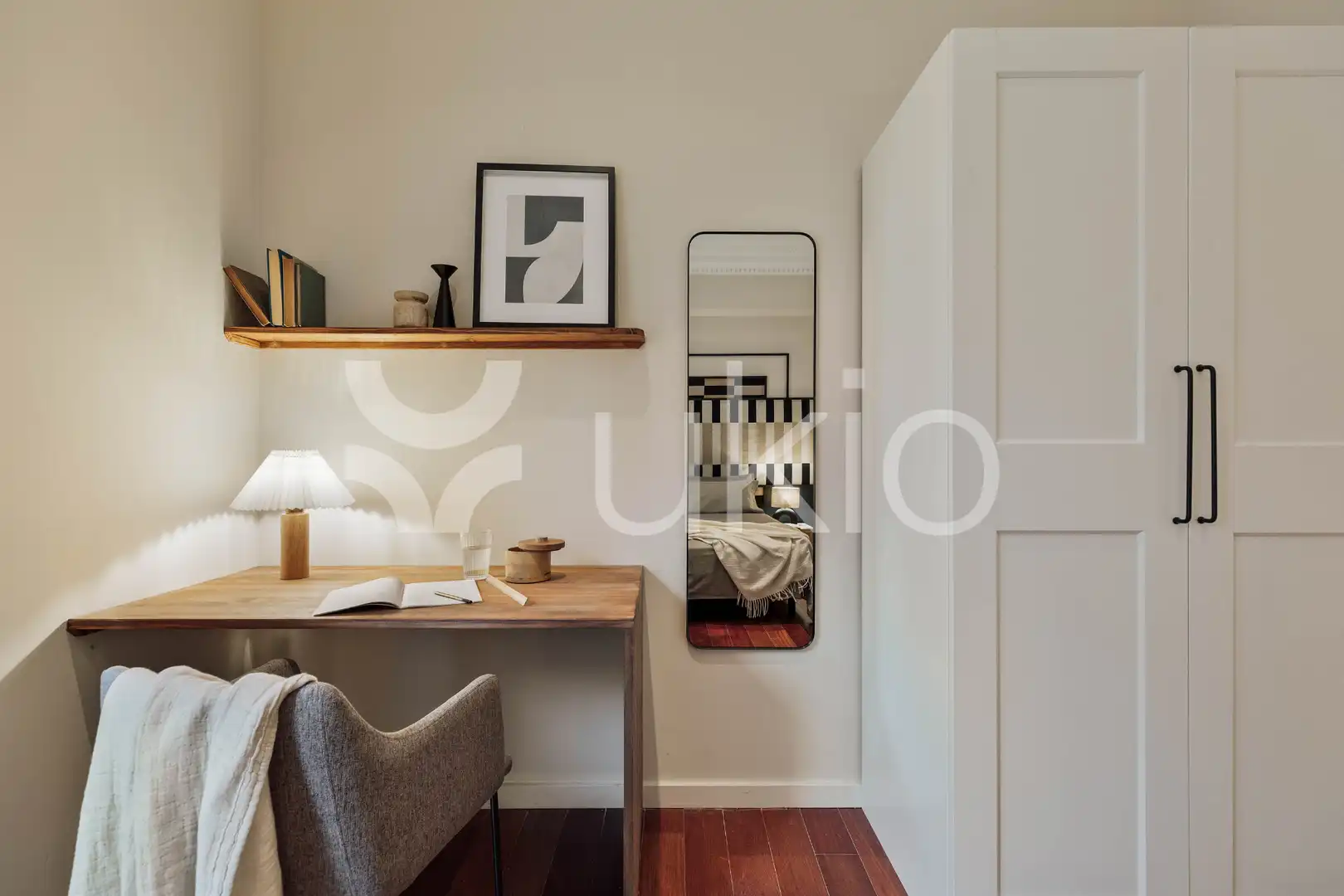 Bedroom of Apartments for rent in Barcelona  with Air Conditioner, Heating and Furnished