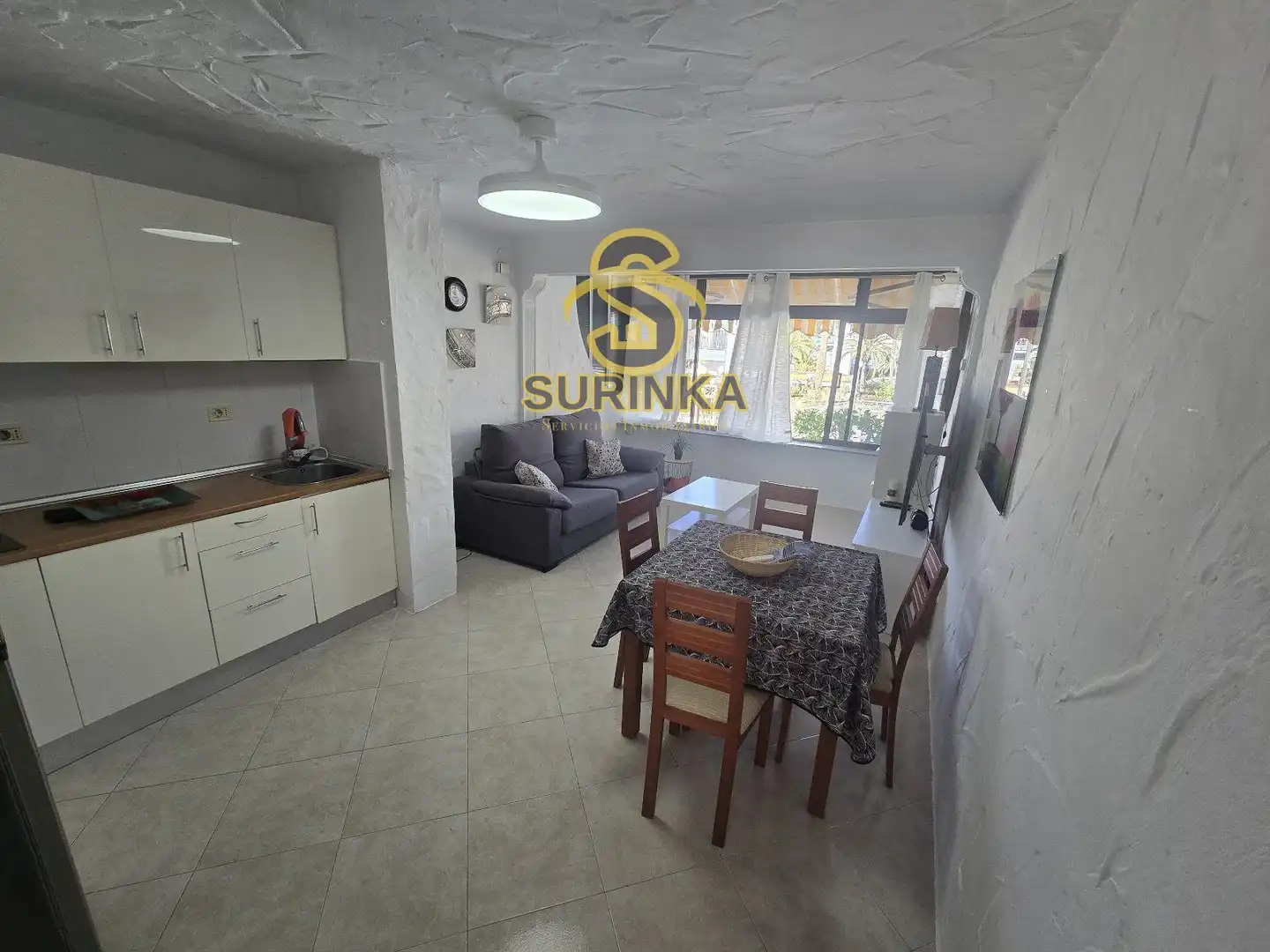 Sala de estar de Apartamento de alquiler en San Agustín - Bahía Feliz