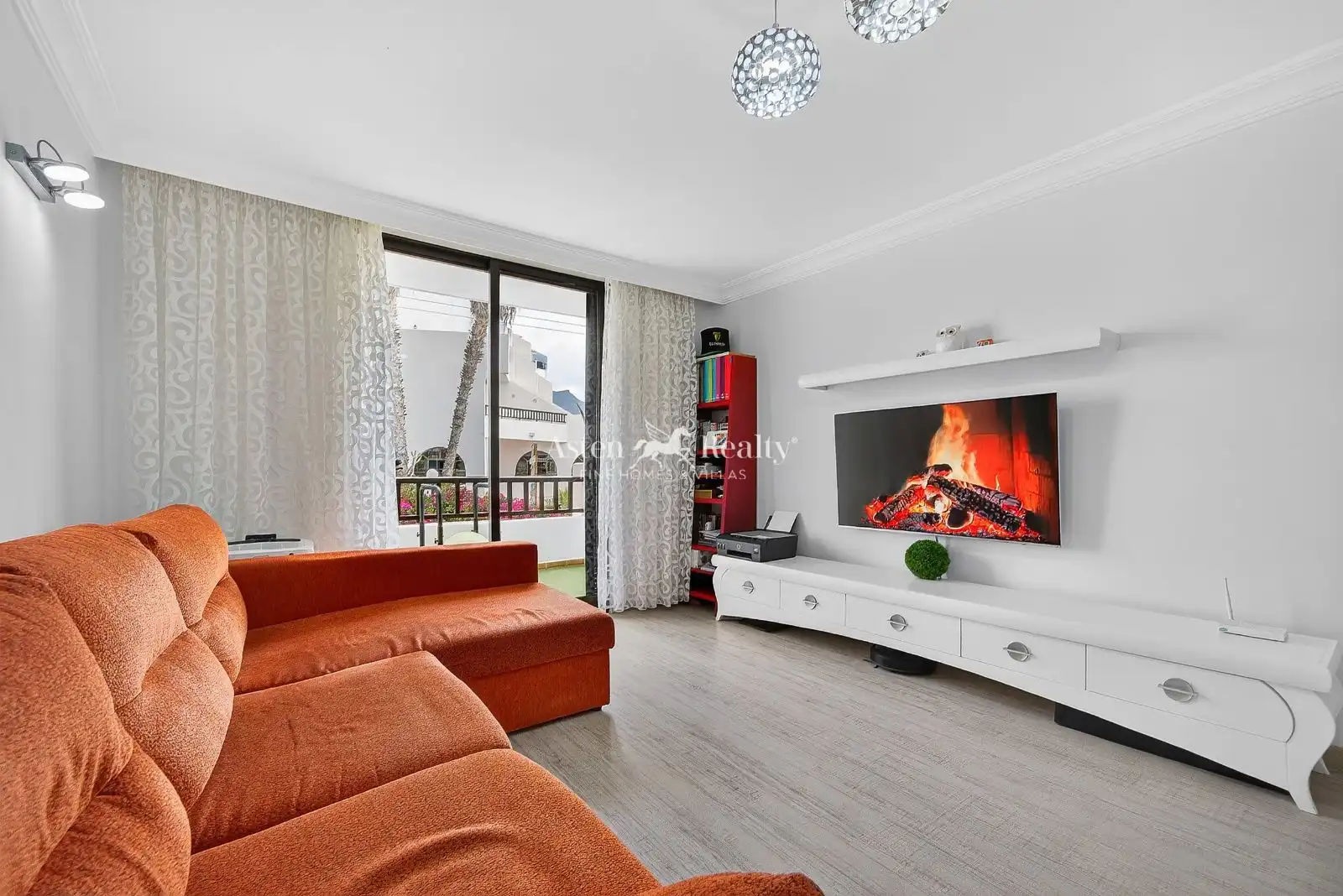 Sala d'estar de Apartament en venda en Arona amb Aire condicionat, Terrassa i Piscina