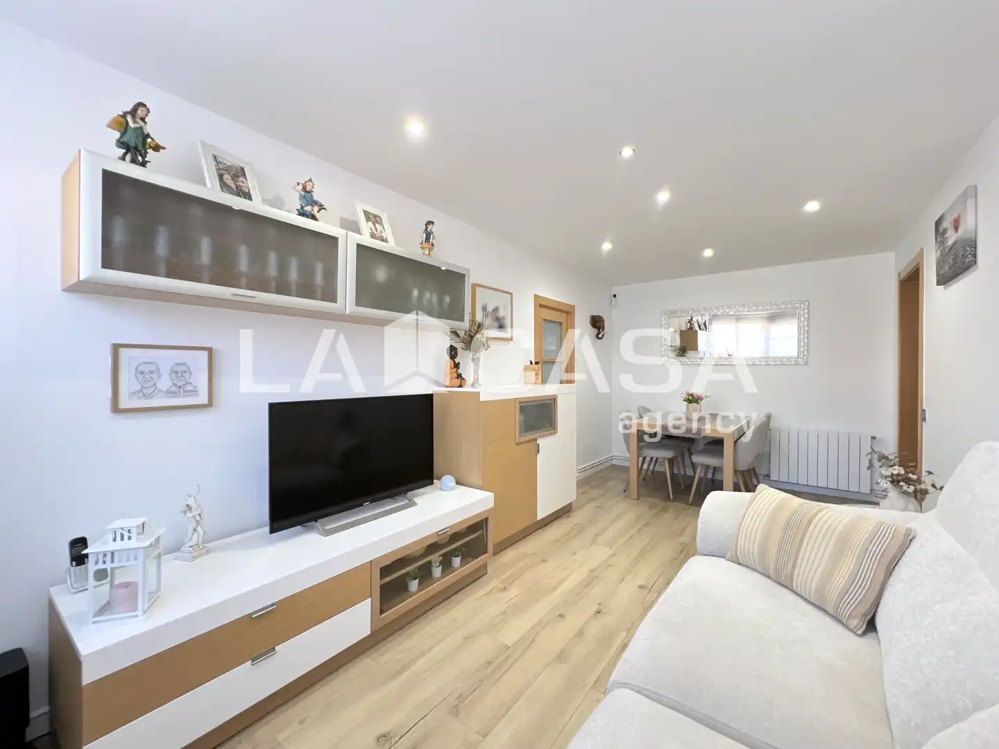 Sala de estar de Piso en venta en Badalona con Calefacción y Balcón