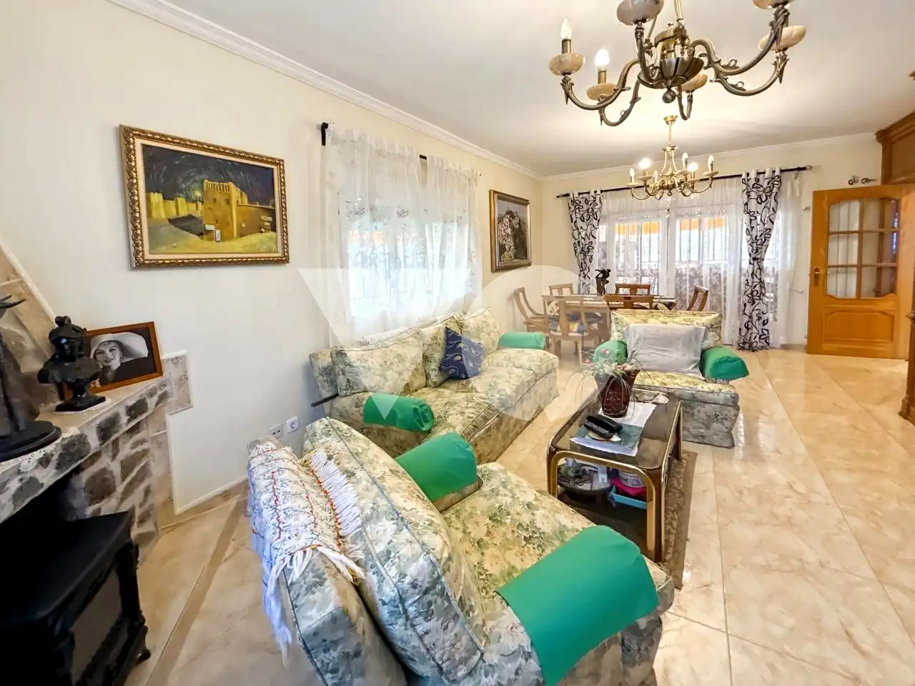 Sala de estar de Casa o chalet en venta en Ribatejada con Aire acondicionado, Calefacción y Jardín privado