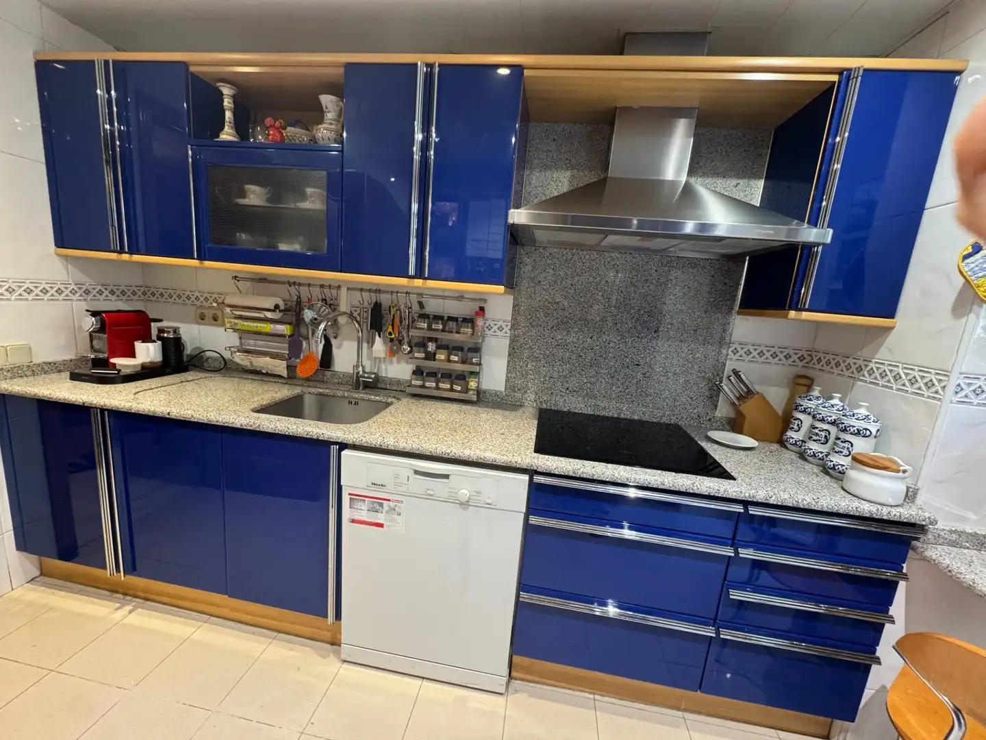 Kitchen of Flat for sale in Madrid  with Air Conditioner, Heating and Terrace