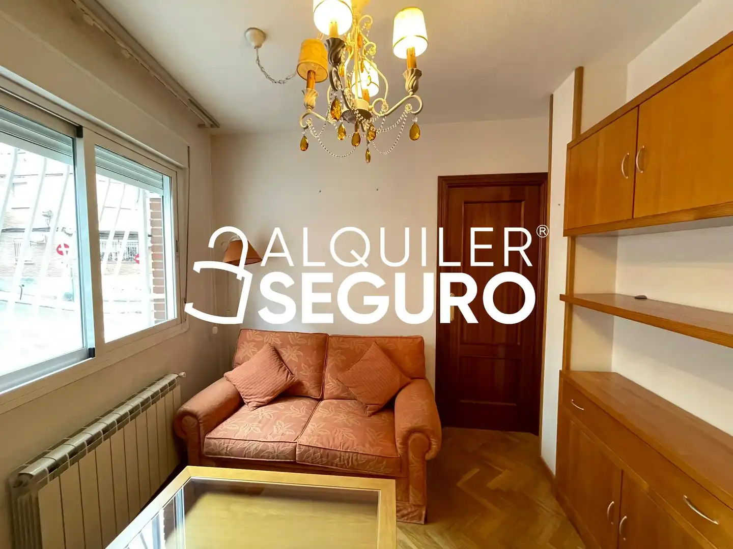 Sala de estar de Piso de alquiler en Madrid con Calefacción y Amueblado