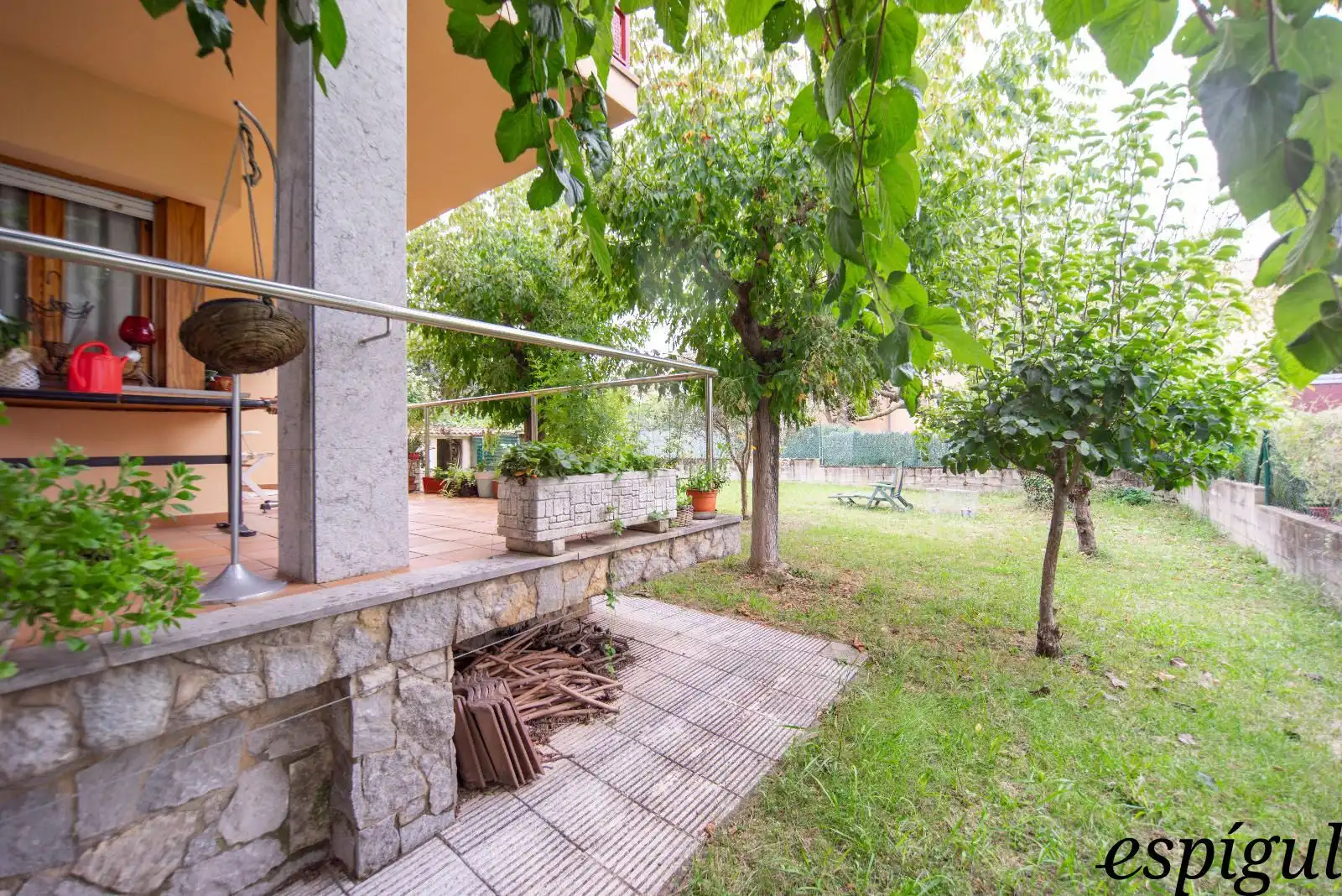 Jardín de Casa o chalet en venta en Girona con Aire acondicionado, Calefacción y Terraza