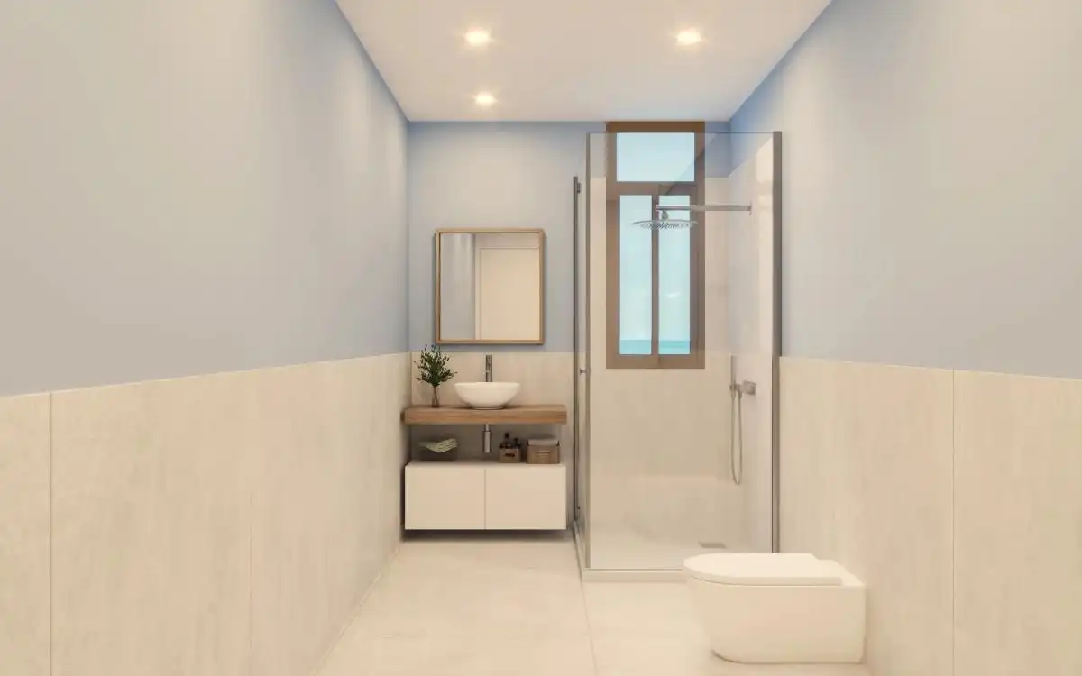 Baño de Piso en venta en Villajoyosa / La Vila Joiosa con Aire acondicionado