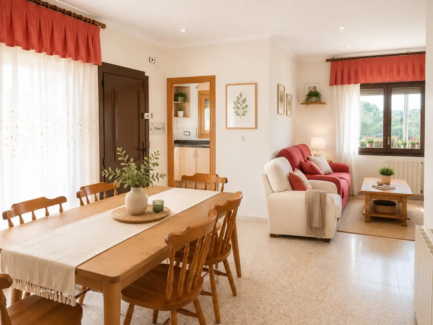 Sala d'estar de Casa adosada en venda en Maçanet de la Selva amb Aire condicionat, Calefacció i Jardí privat