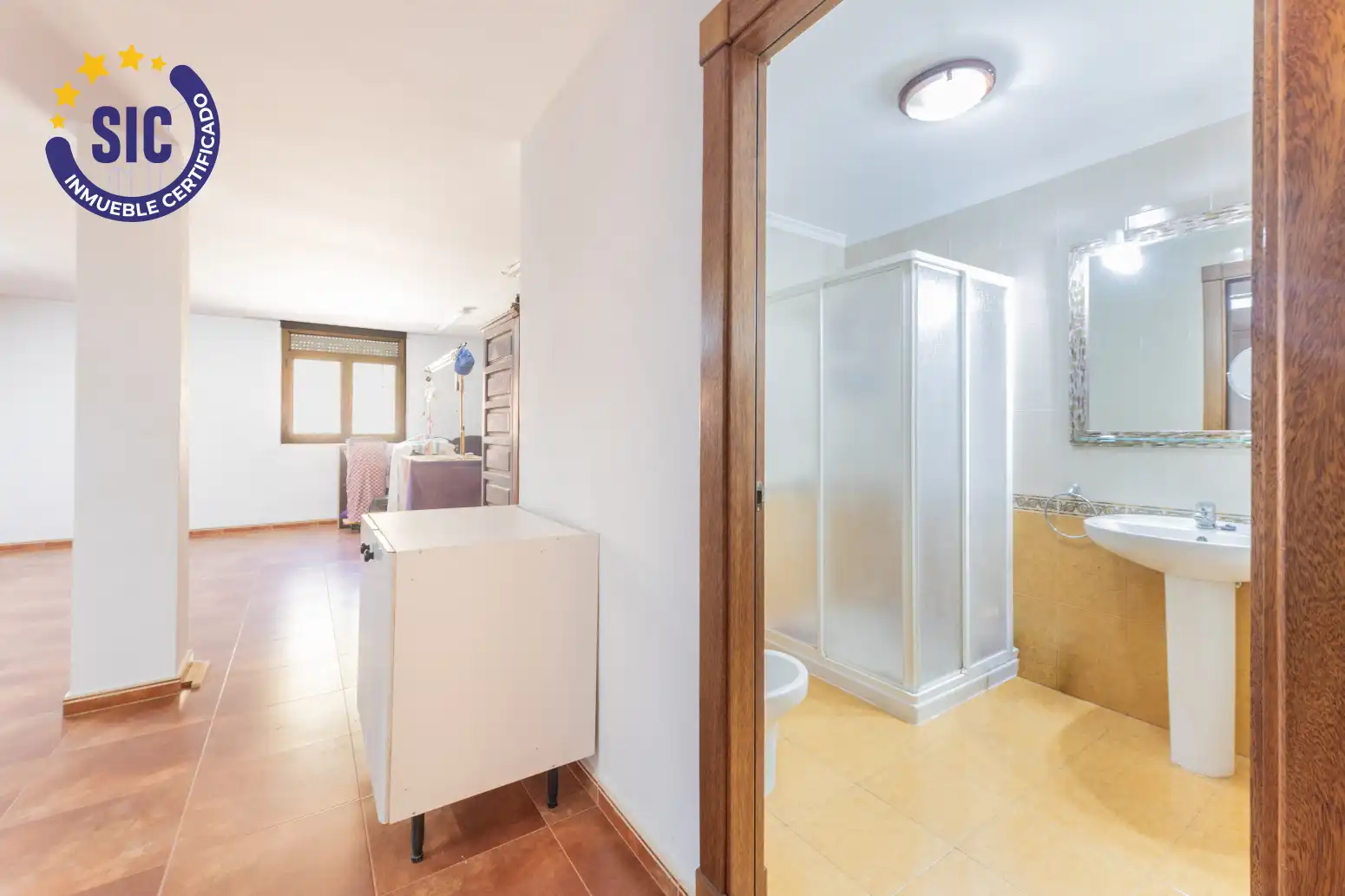 Baño de Casa o chalet en venta en Hontecillas con Calefacción, Terraza y Amueblado