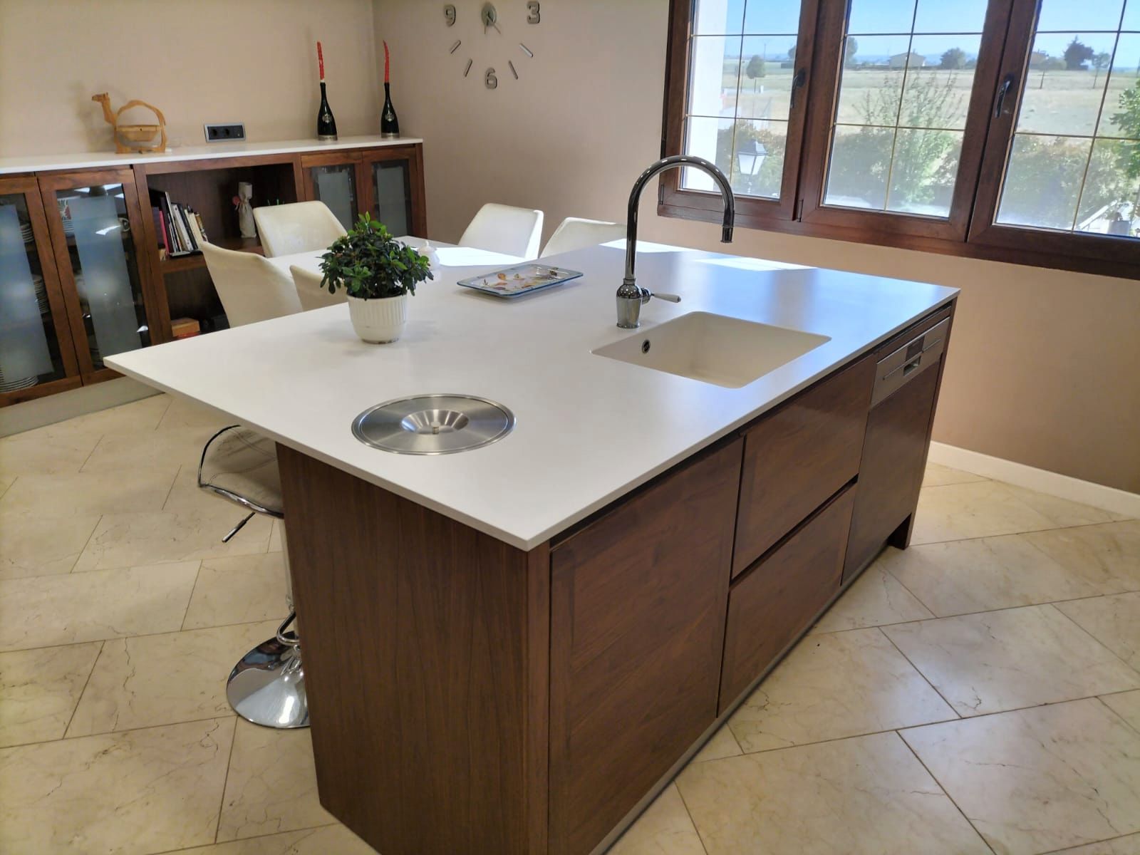 Kitchen of House or chalet for sale in Valverde del Majano  with Heating, Private garden and Parquet flooring