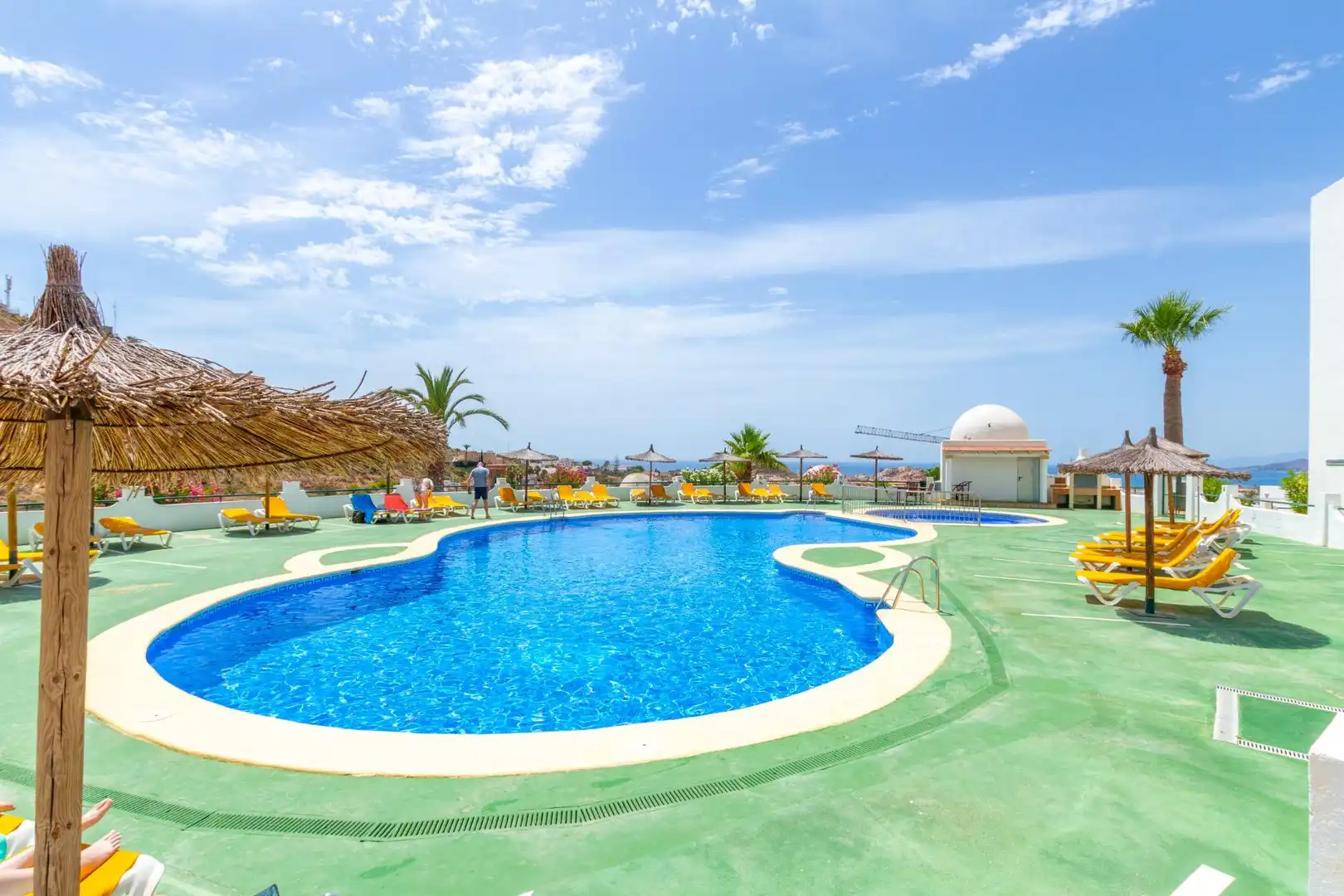 Swimming pool of Flat for sale in Pulpí  with Air Conditioner, Private garden and Terrace