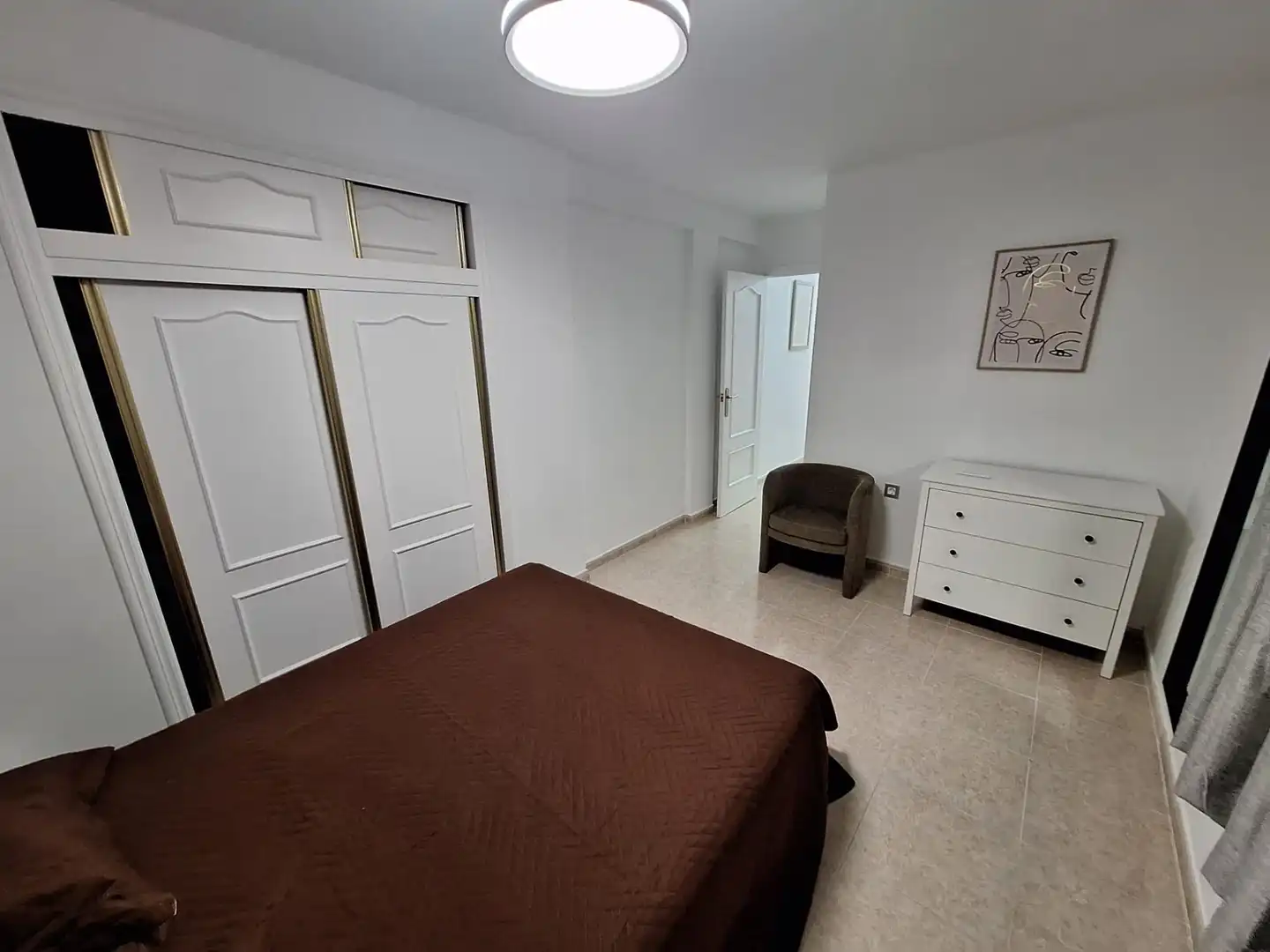 Bedroom of Apartments for rent in Torrevieja  with Air Conditioner and Balcony