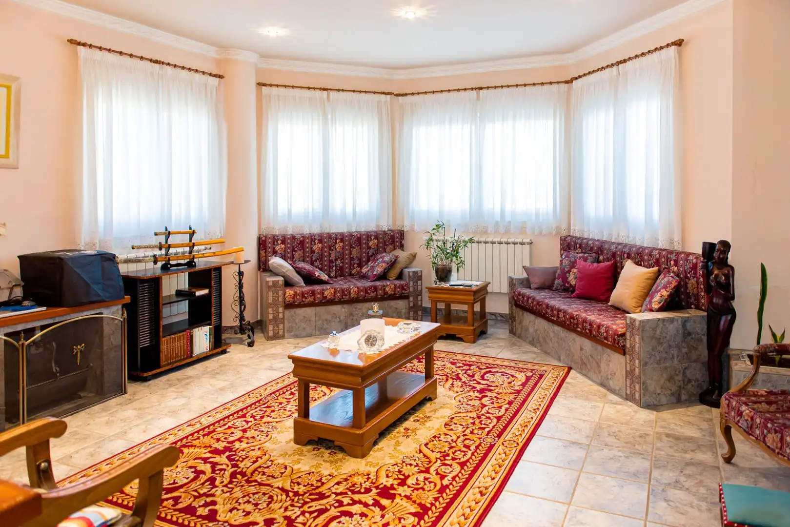 Living room of Houses for sale in Torre del Bierzo  with Air Conditioner, Heating and Private garden