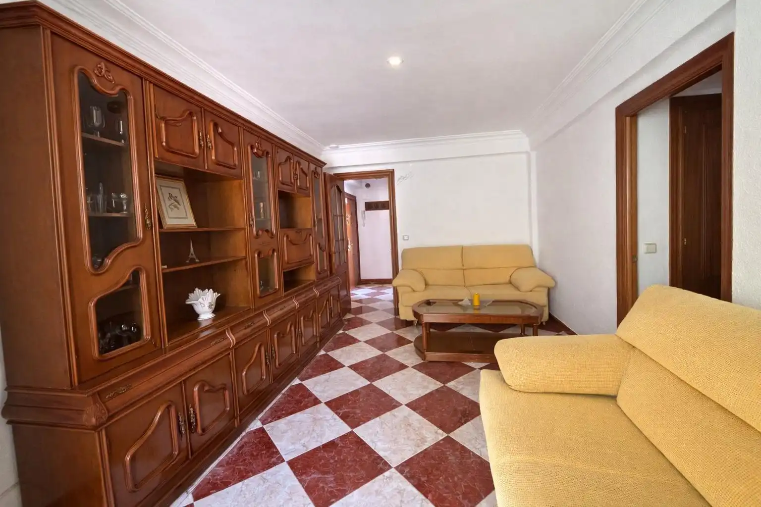 Sala d'estar de Apartament en venda en Málaga amb Aire condicionat i Alarma