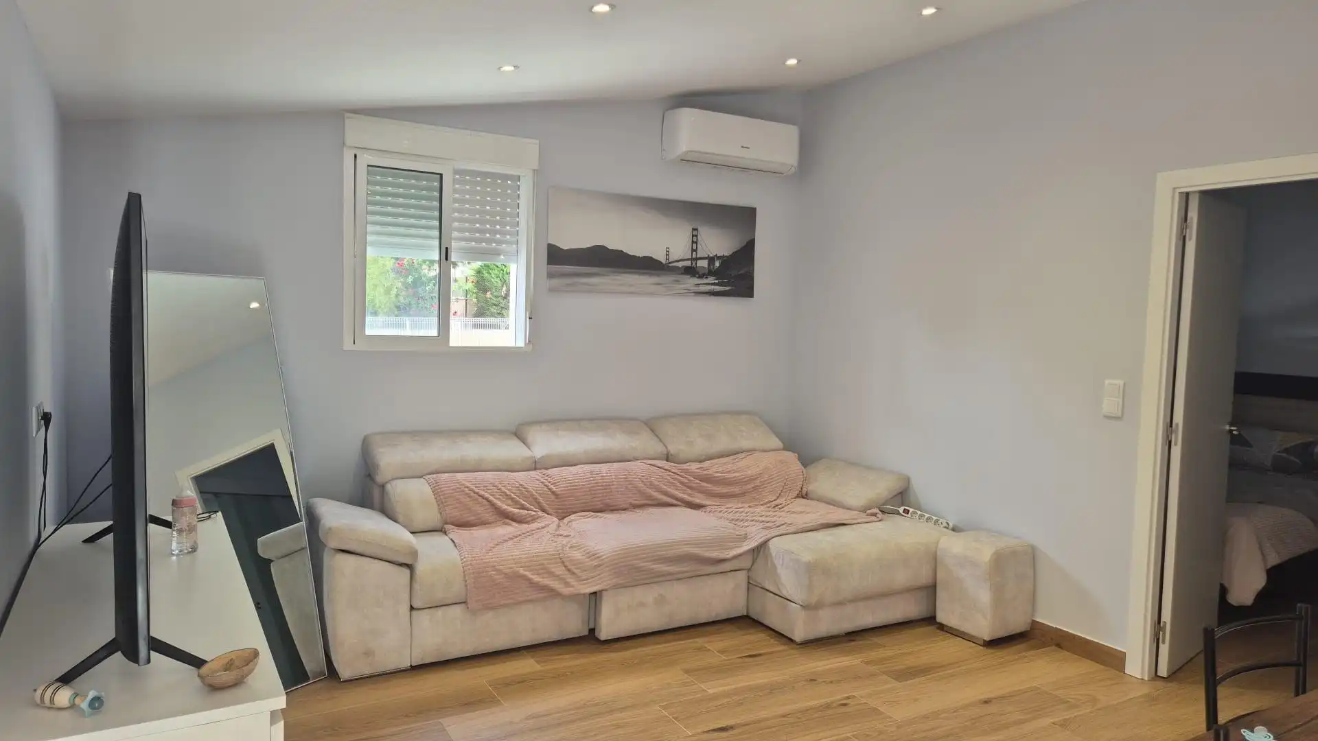 Wohnzimmer von Haus oder Chalet zum Verkauf in Murcia mit Klimaanlage, Heizung und Parkett
