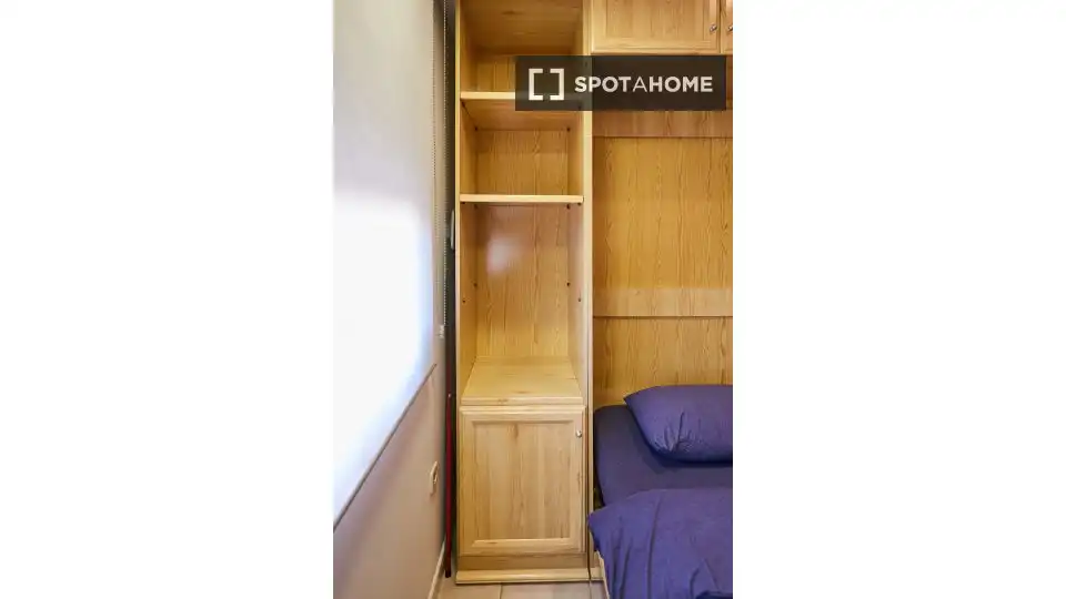 Habitación de Piso de alquiler en Madrid con Aire acondicionado, Calefacción y Amueblado