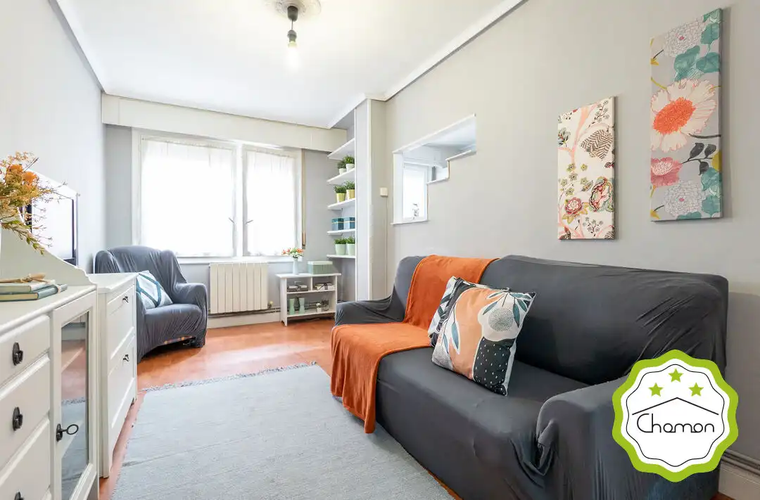 Living room of Flat for sale in Leioa  with Heating, Terrace and Storage room