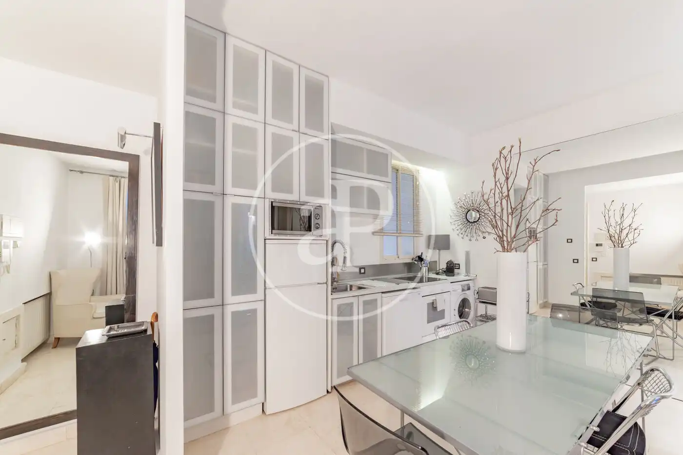 Kitchen of Flat for sale in Madrid  with Heating, Terrace and Furnished